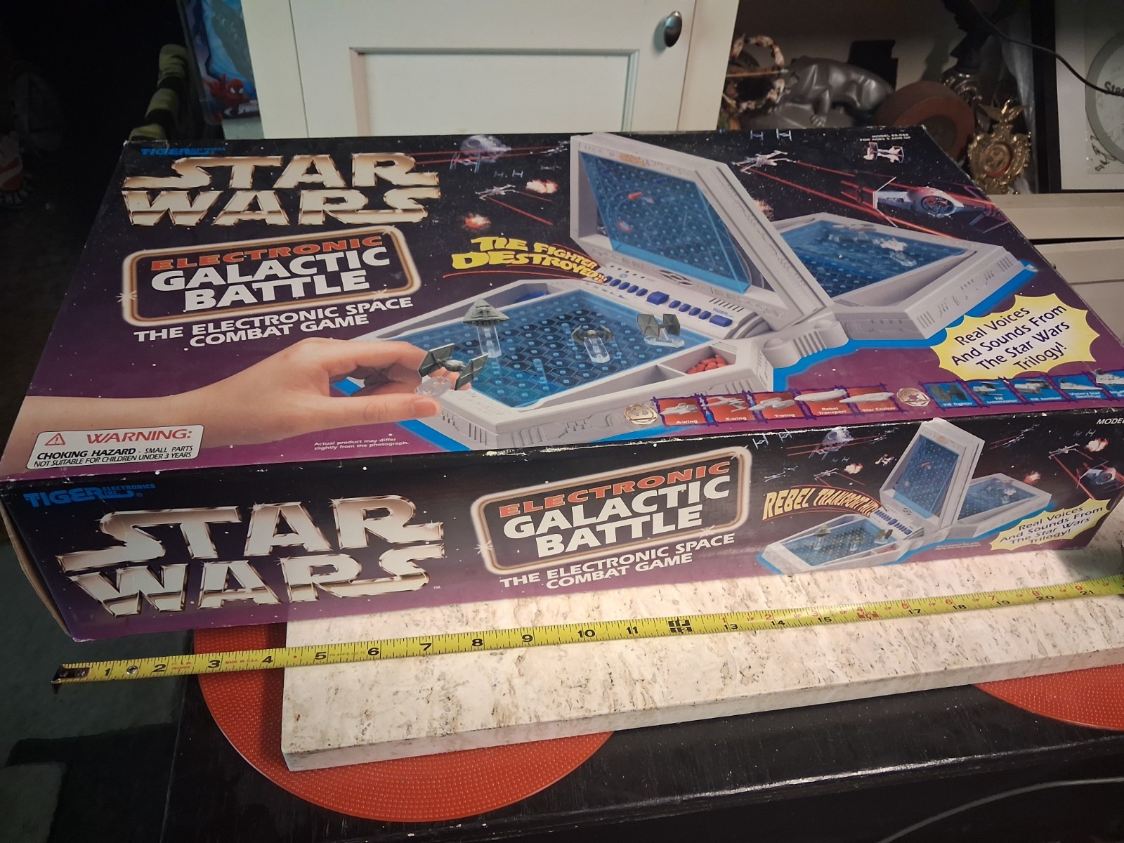 Vintage Rare 1997 Star Wars Galactic Battle Battleship Board Game Tiger WORKS