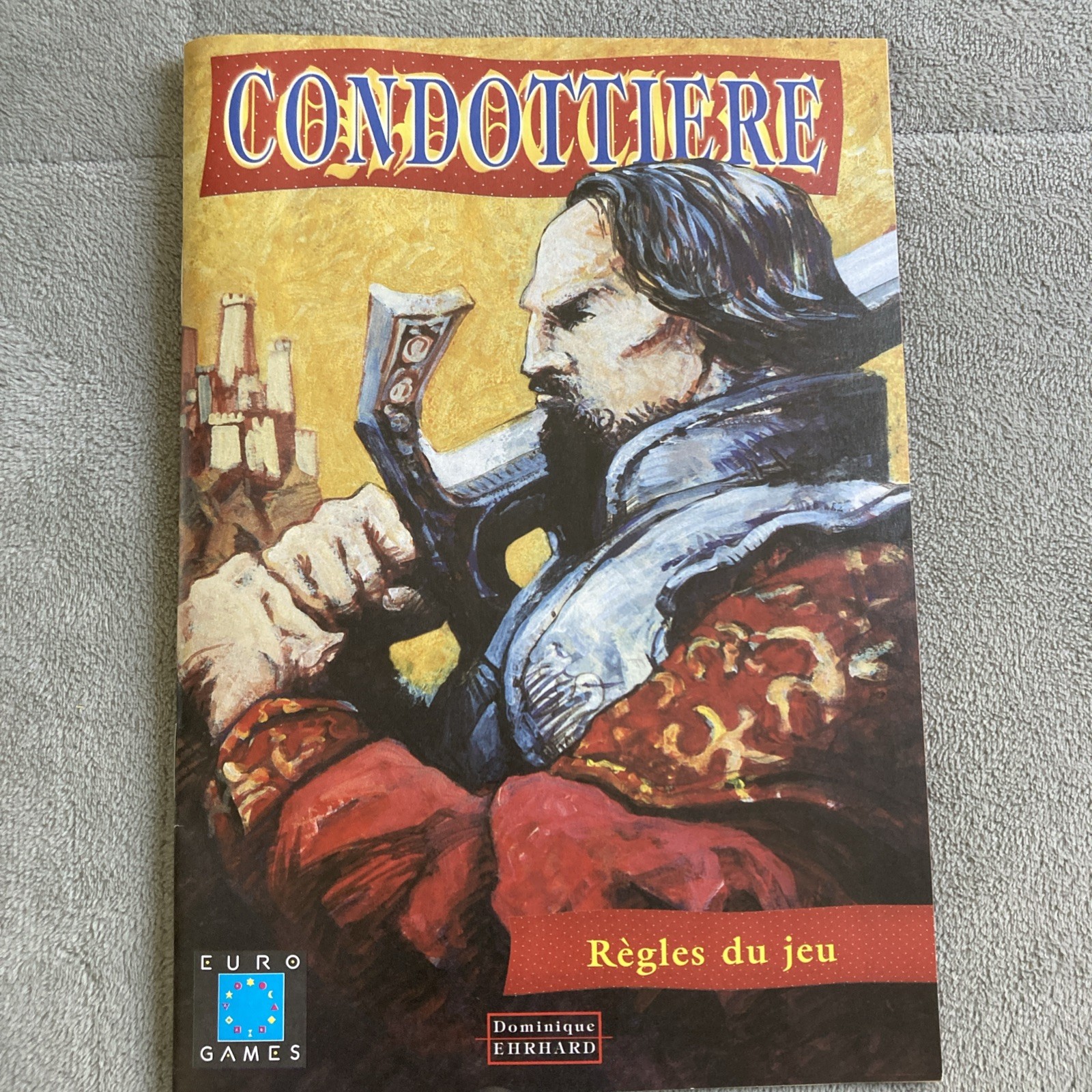 Condottiere Board Game COMPLETE IN BOX Eurogames Descartes Multilingual Edition