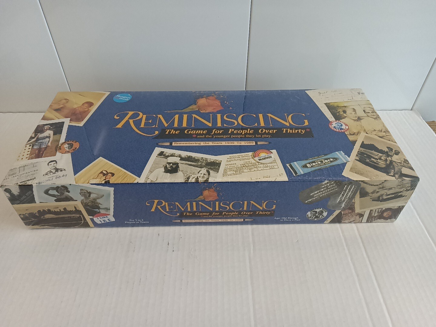 Reminiscing 1939-1989 Party Family Boardgame TDC Games Spin Trivia Memory Sealed