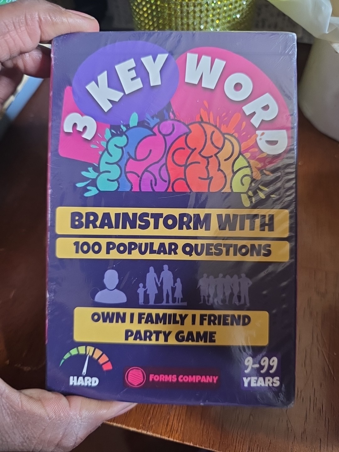 3 Key Word Self Party Family Friend Game 9-99 Years Brand New Sealed GA2