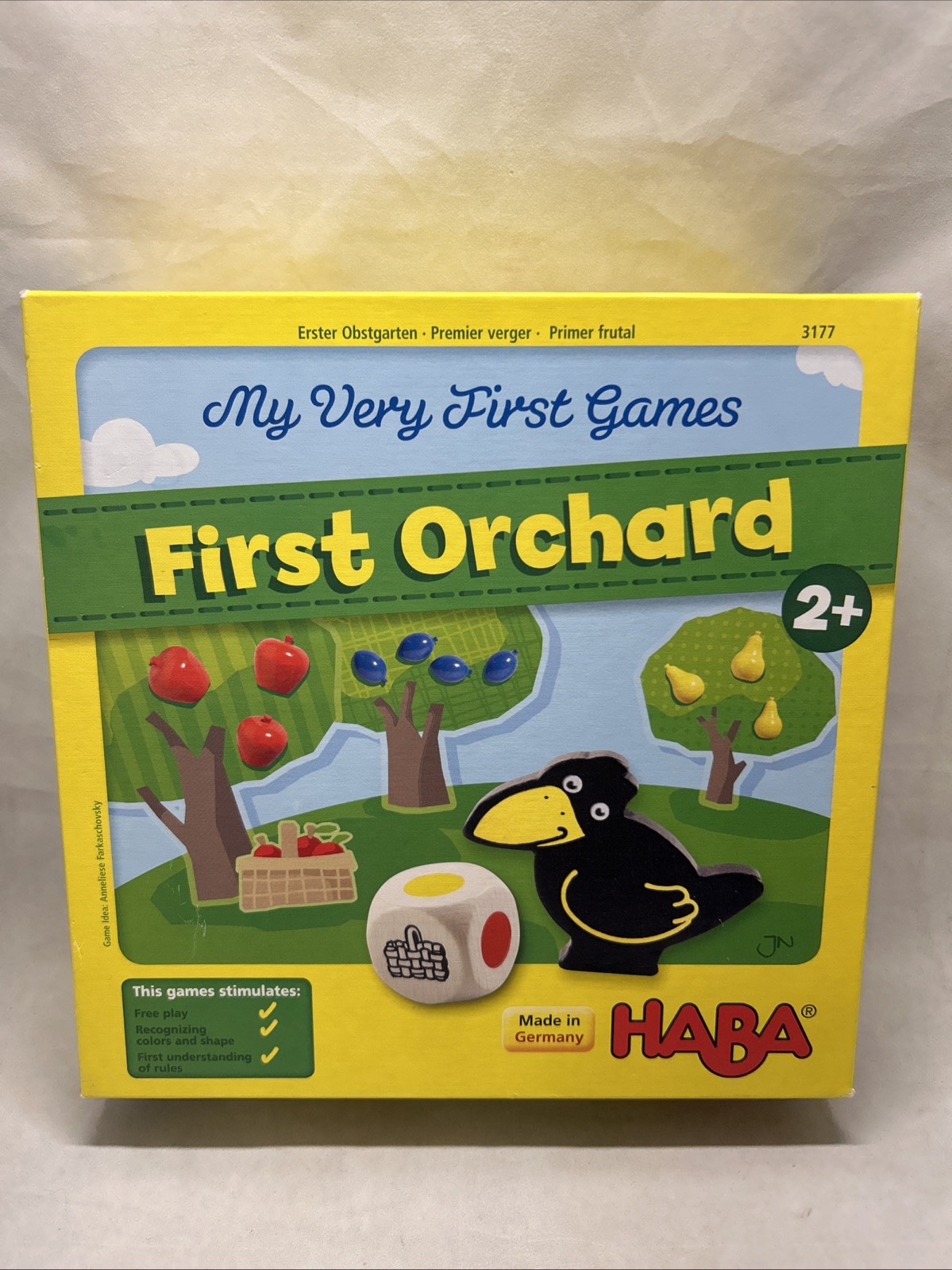 My Very First Games FIRST ORCHARD by Haba Made in Germany NEW