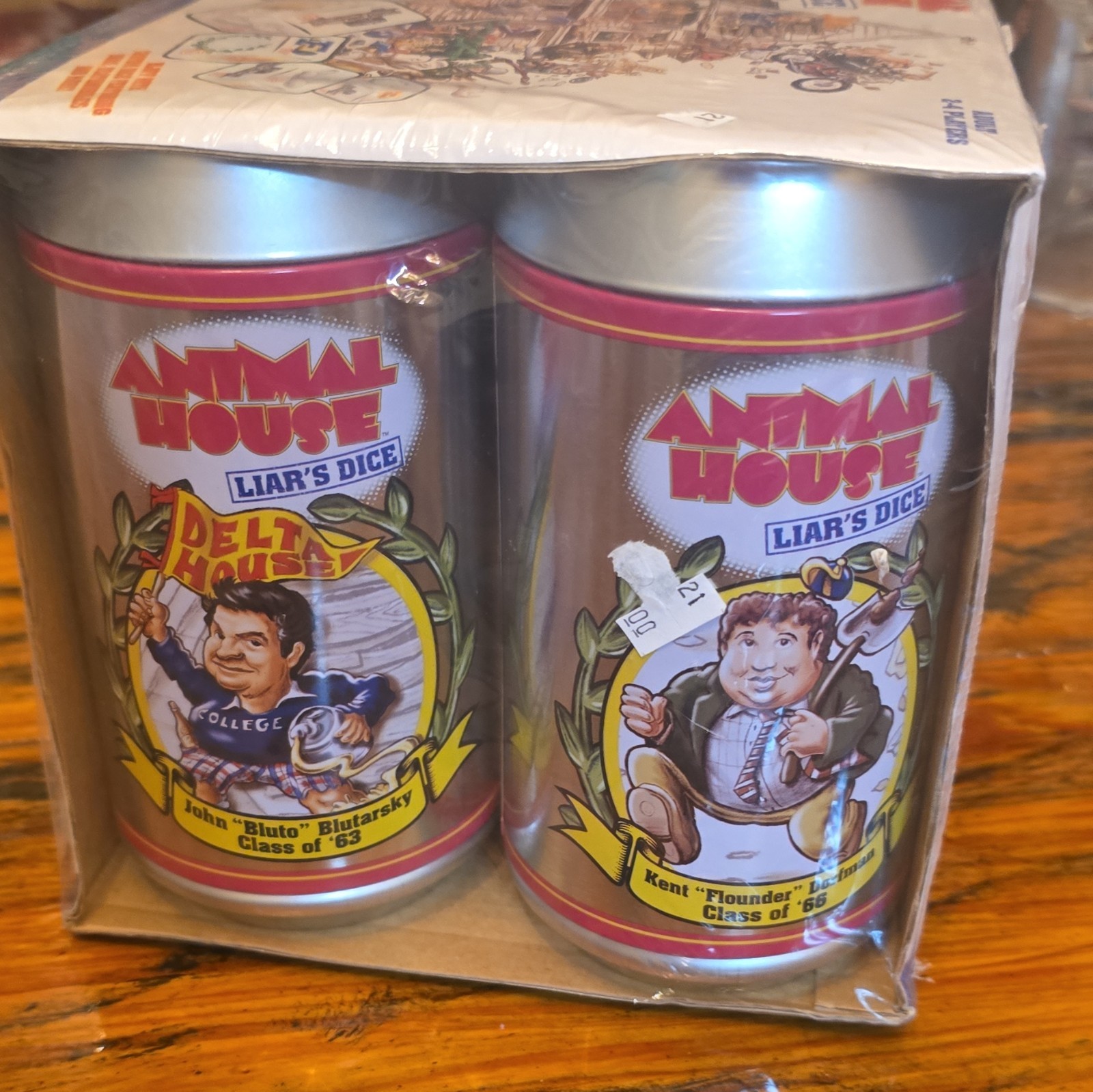 Animal House Liar’s Dice Complete Game Custom Dice, Adult 2-4 Players 17+