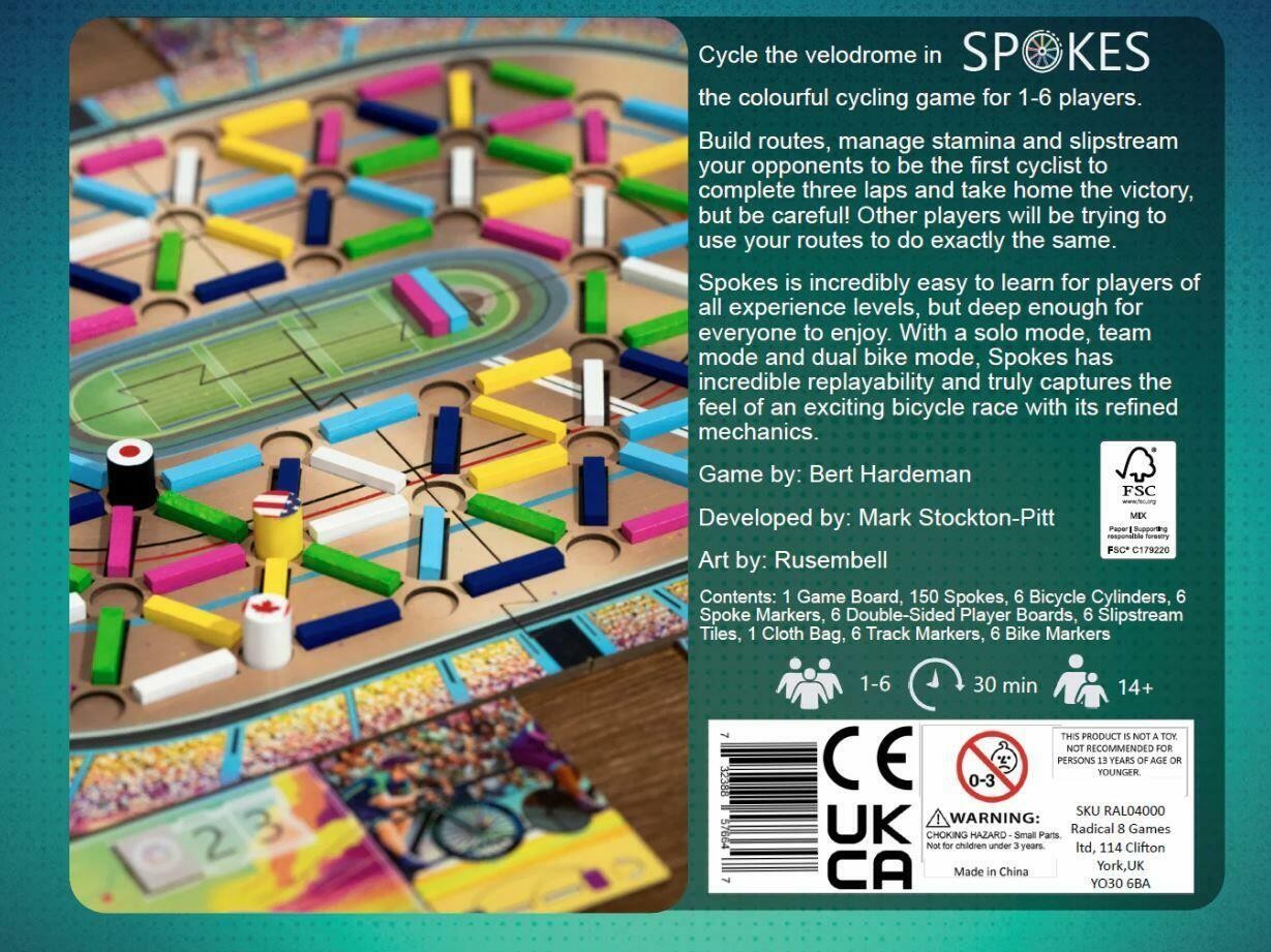 Spokes Fast-Paced Board Game