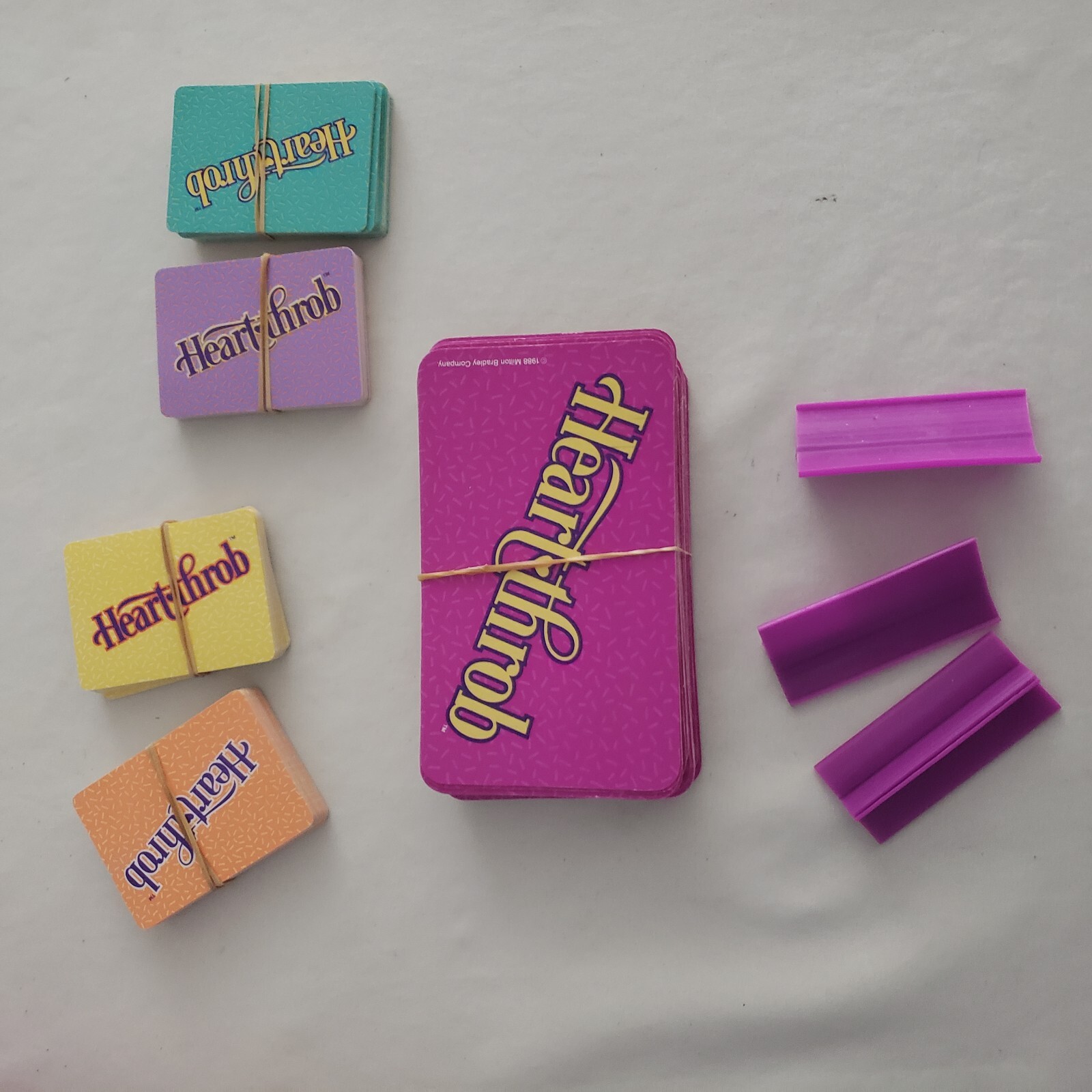 1988 Heart Throb Game Milton Bradley Bachelorette Party Fun VTG