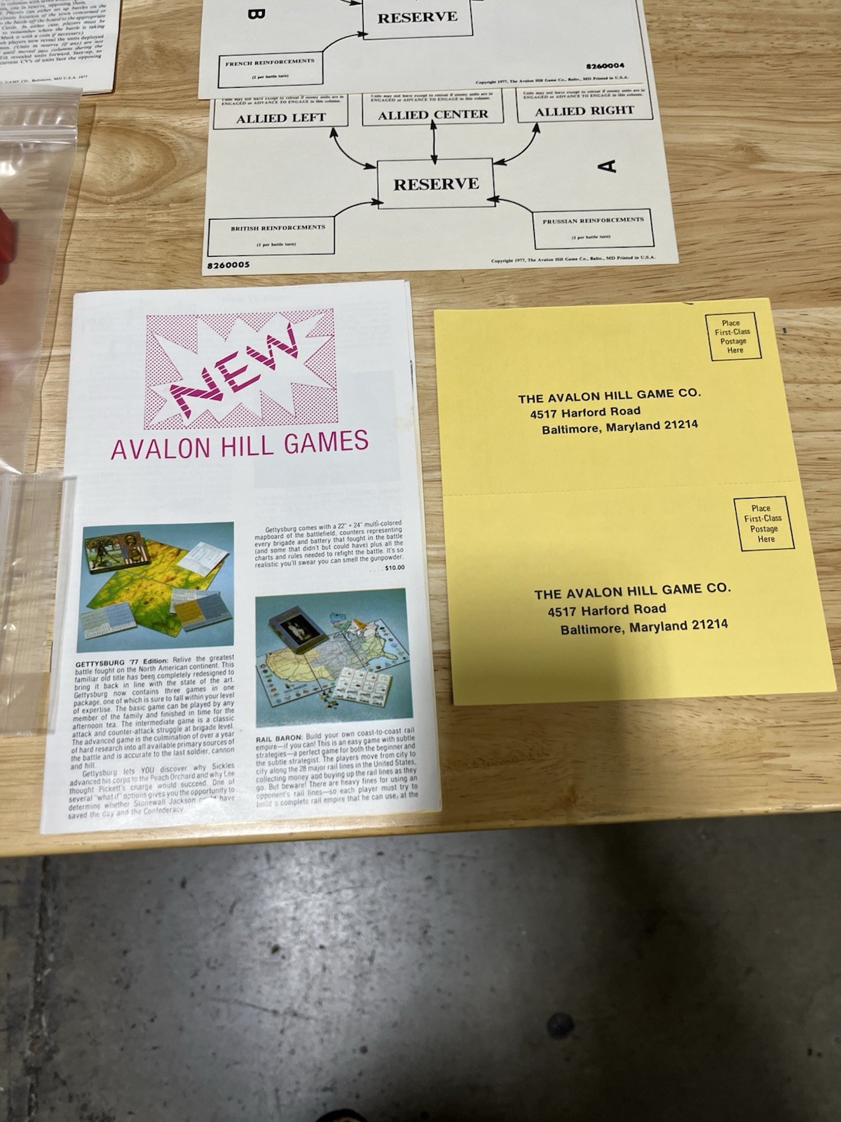 Napoleon: The Waterloo Campaign Game by Avalon Hill 826, 1977. 100% complete.