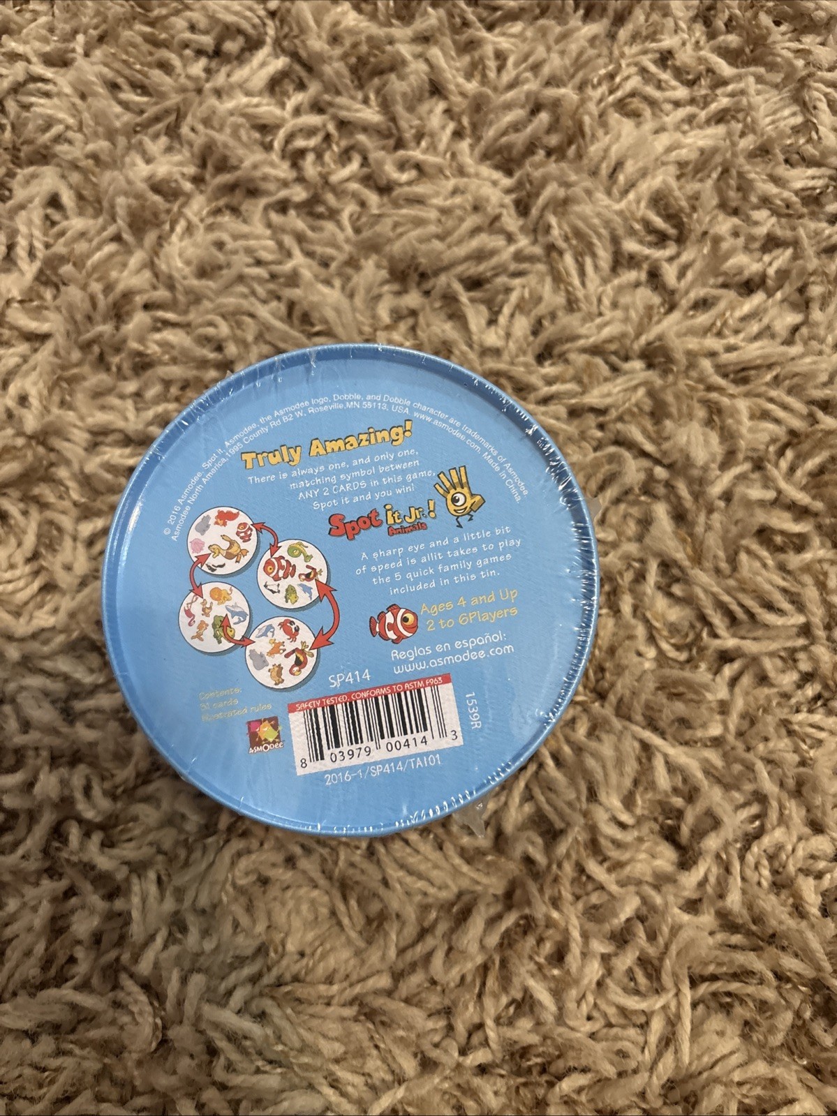 Spot it Animals Family Card Game Original by Asmodee Junior ‘New’