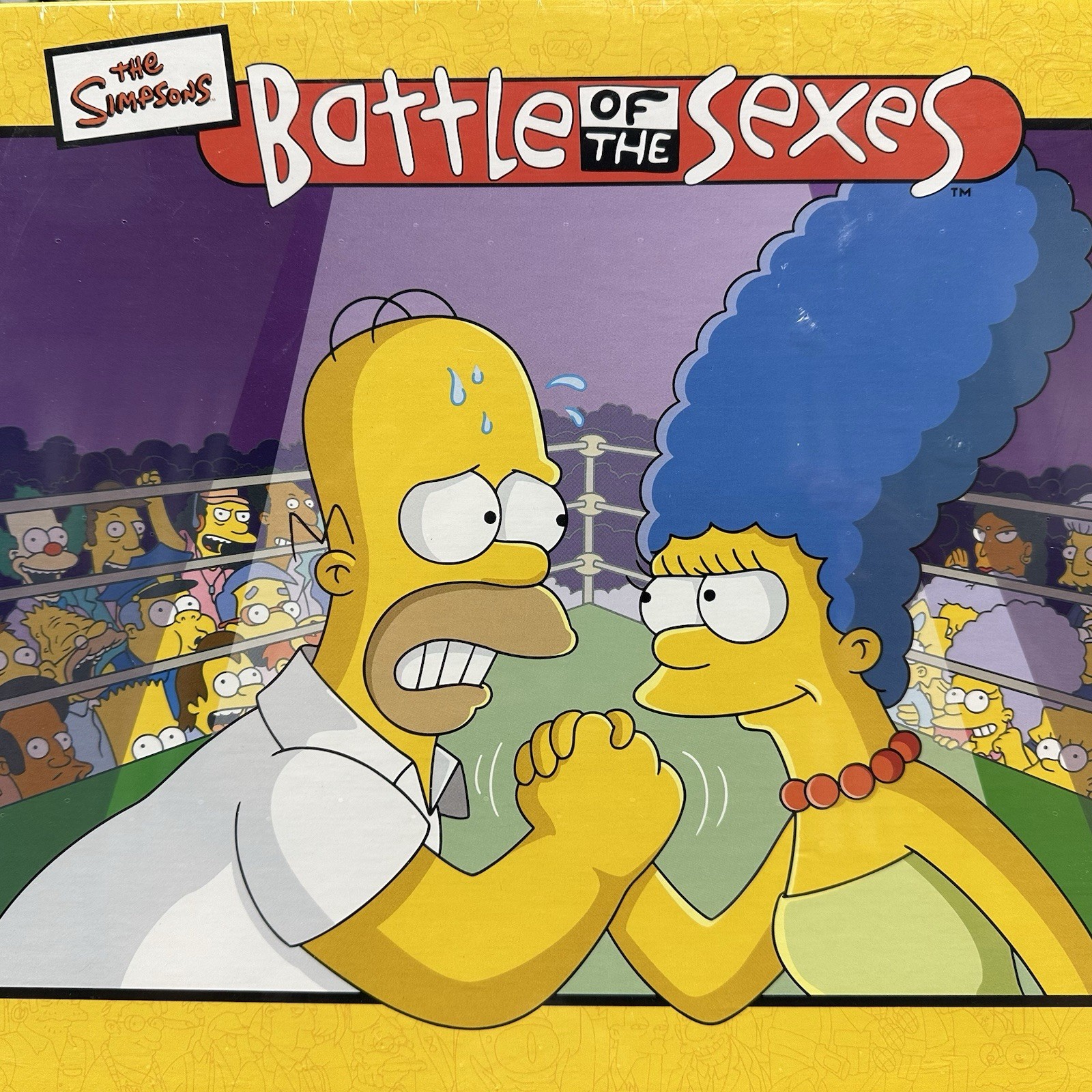 The Simpsons Battle Of The Sexes Board Game Spouses Vintage 2003 Ages 12+ NEW!