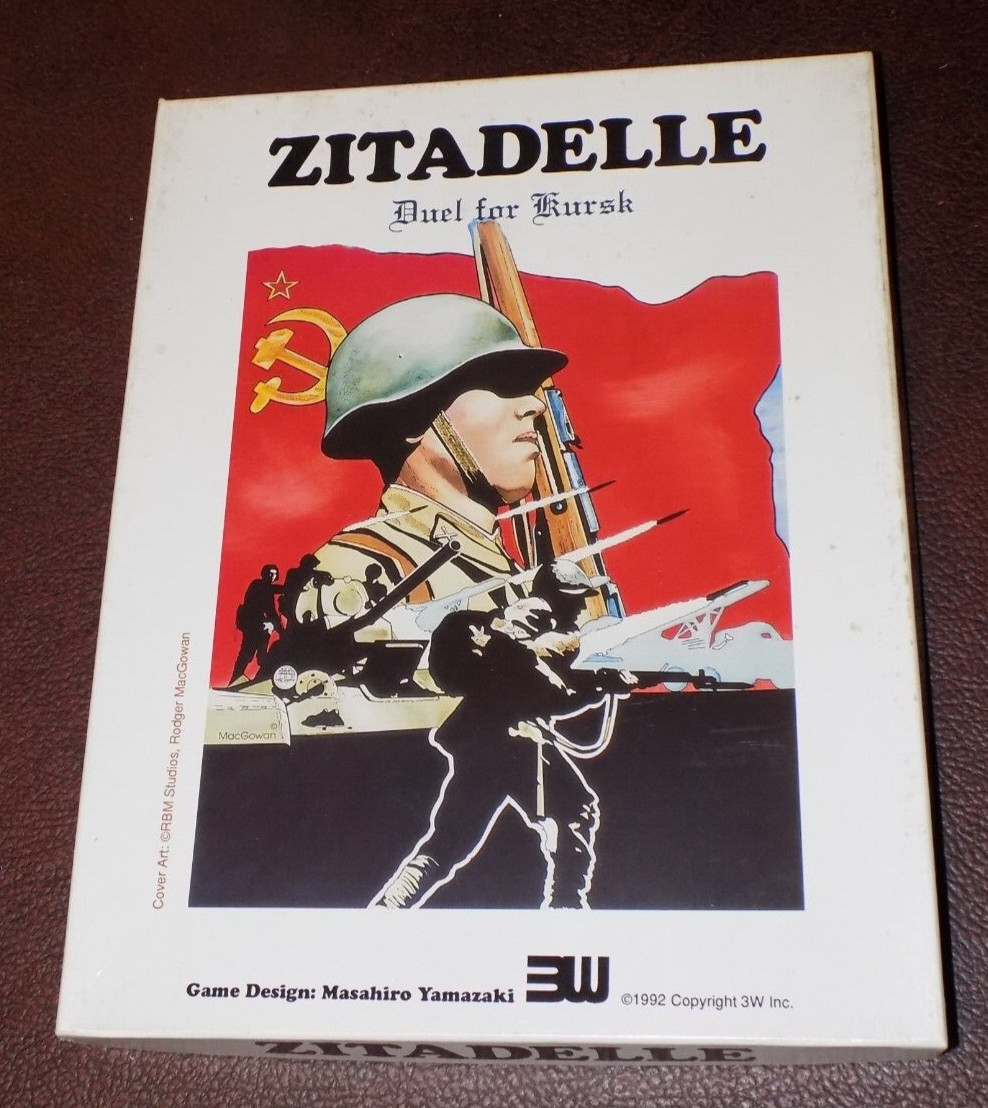 Zitadelle Duel for Kursk 1943 Greatest Tank Battle in History 3W 1992 Unpunched