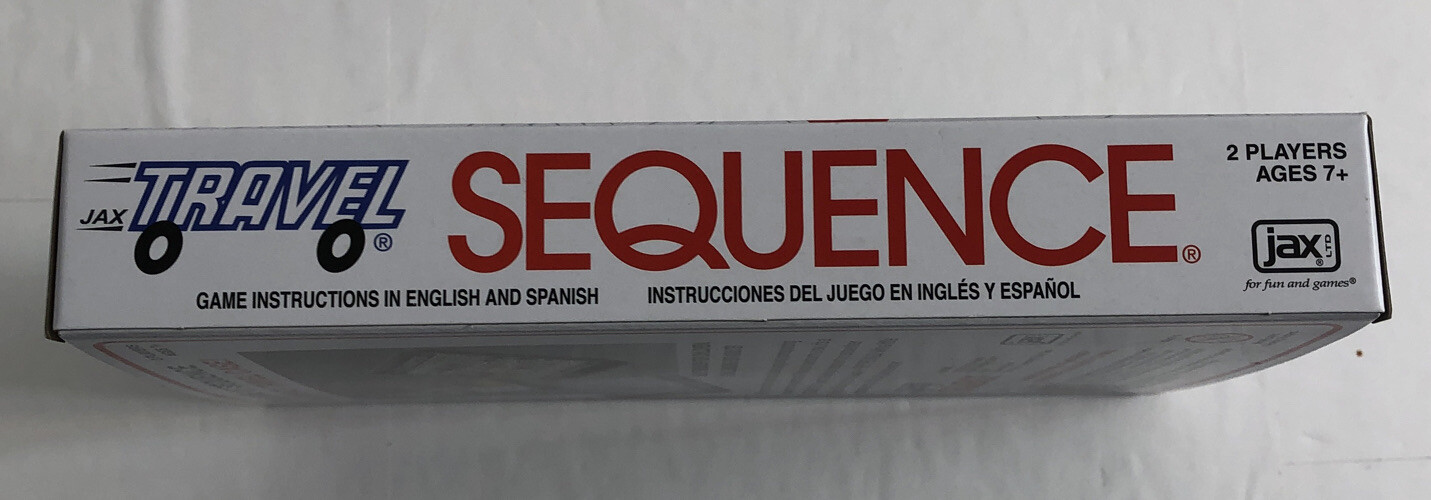 Sequence Travel Version An Exciting Game Of Strategy Age 7+ 2 Players