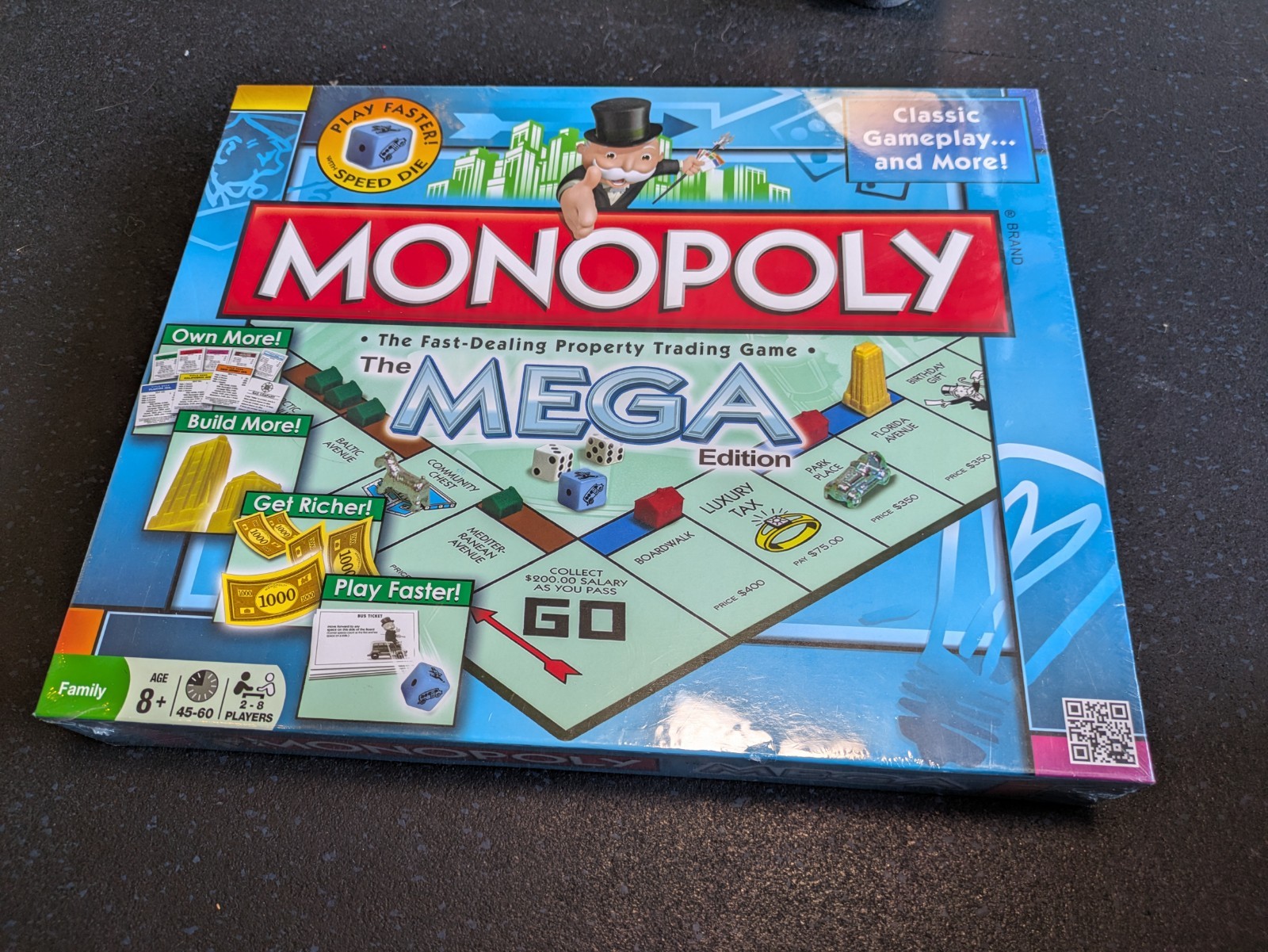 Monopoly Mega Edition Board Game Sealed New in Box Hashbro 1104