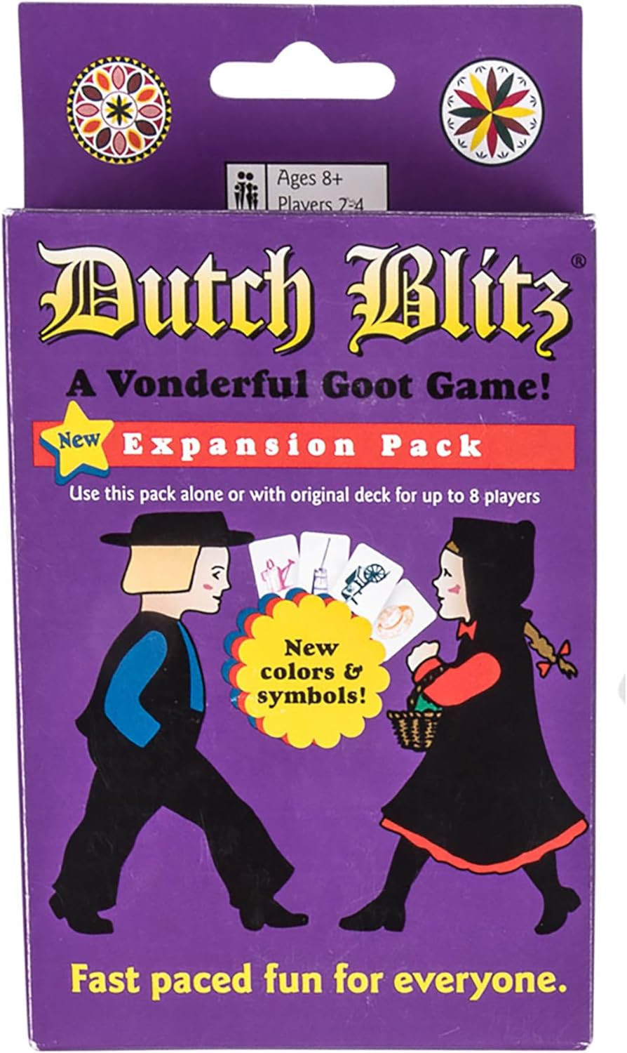 Dutch Blitz: Purple Expansion Pack – Use Alone or W/ Original Deck to Play W/ 2-