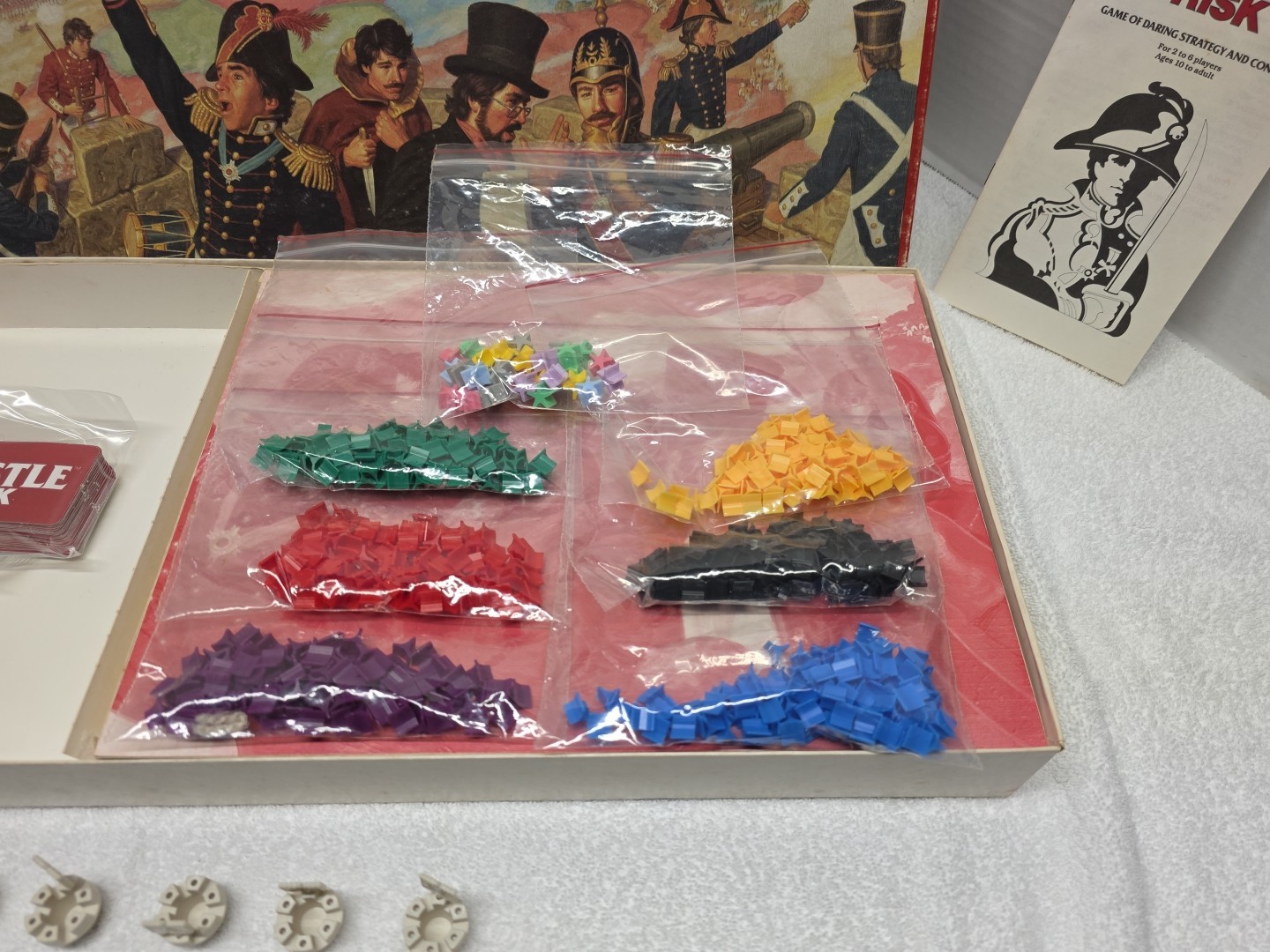 Vintage Castle Risk 1986 Game Parker Brothers Complete Strategy Conquest