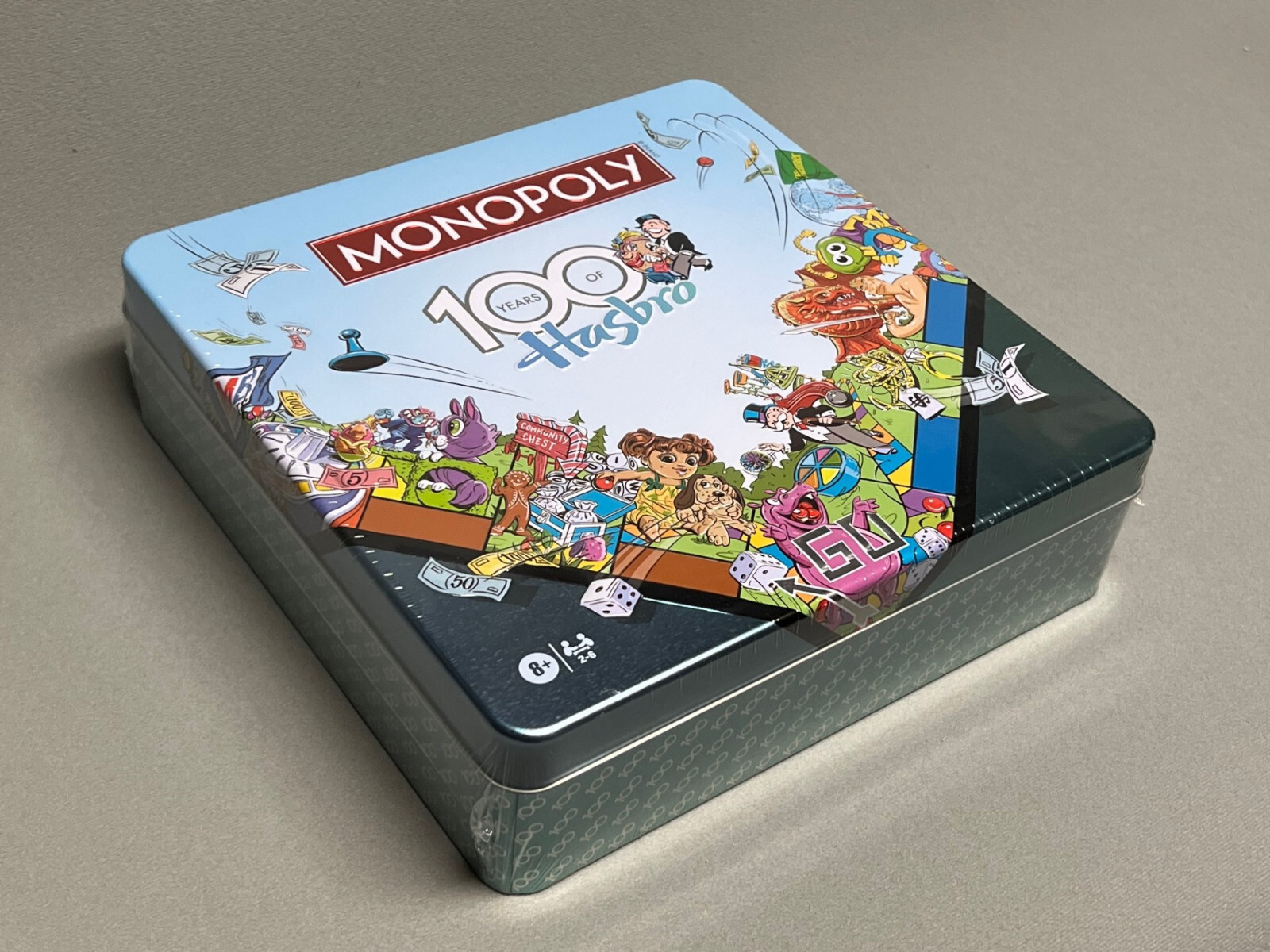 Monopoly HASBRO 100th Anniversary Edition • Collectible Tin NEW SEALED