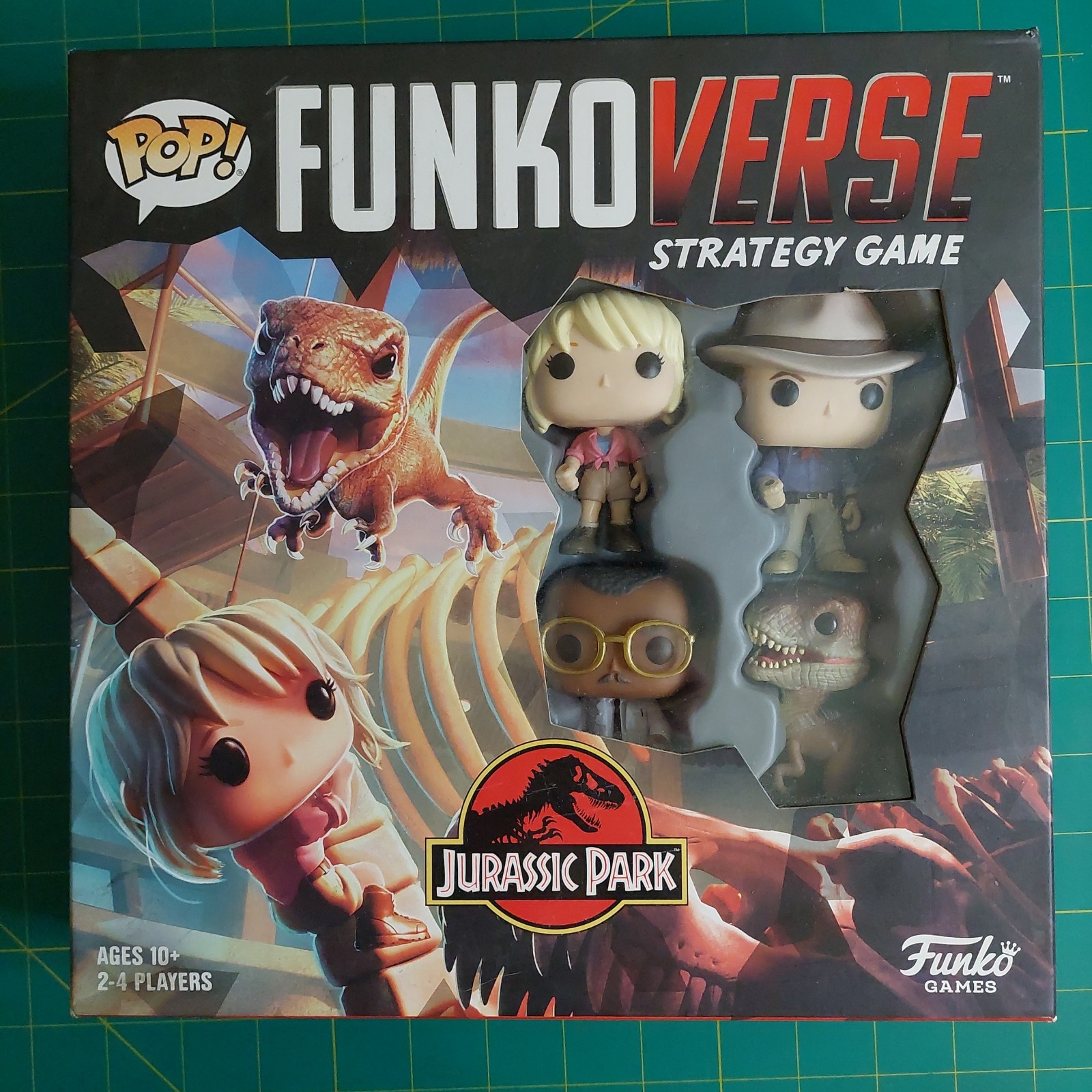 Funko Pop FunkoVerse Jurassic Park 100 Strategy Game New Sealed 2020 NIB