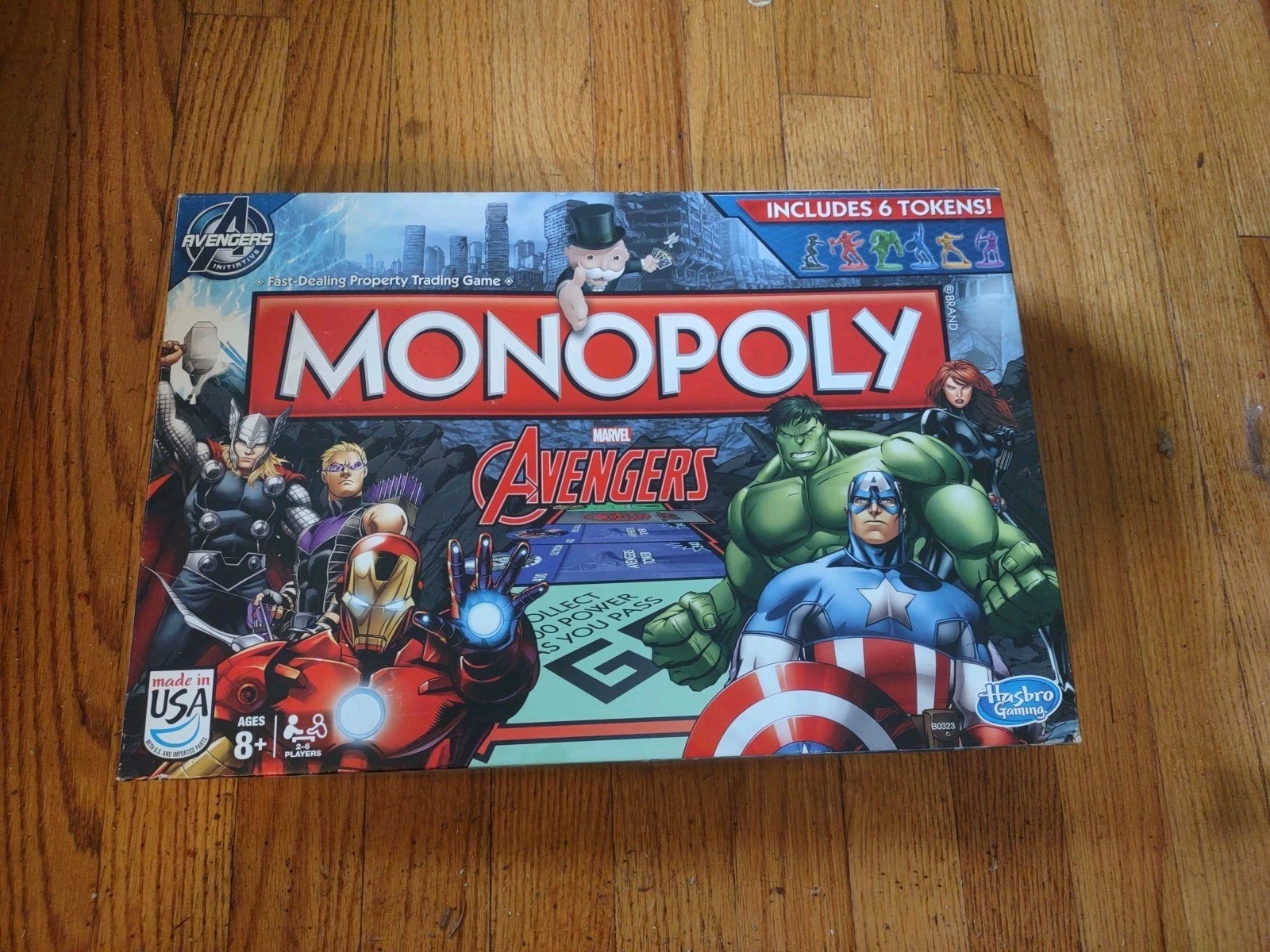 Marvel The Avengers Monopoly Board Game COMPLETE! USAopoly
