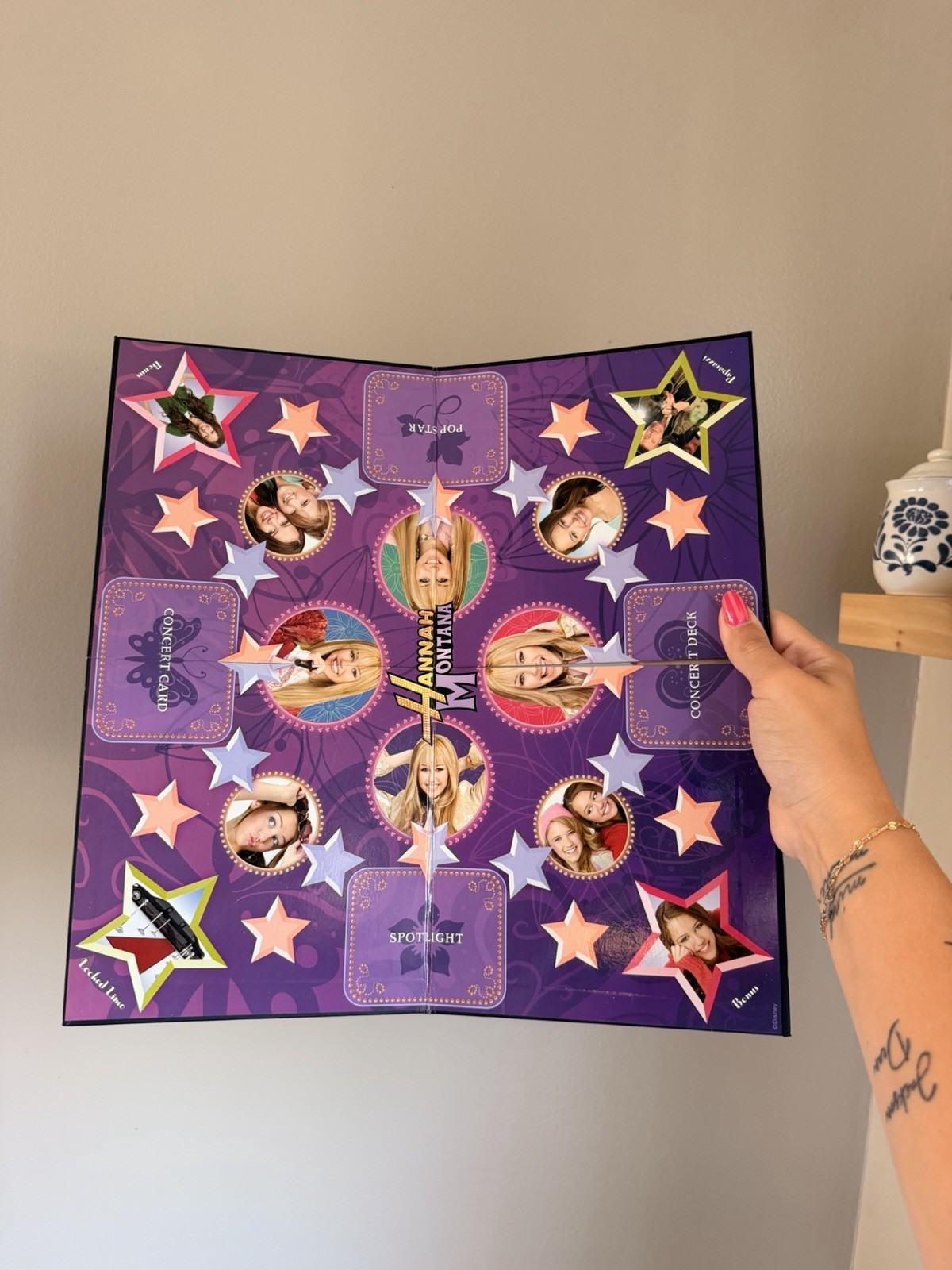 Disney Hannah Montana Secret Star CD Board Game Complete w/ CD Case Cards 2007
