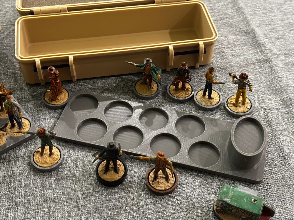 Western Legends Board Game Figure Storage