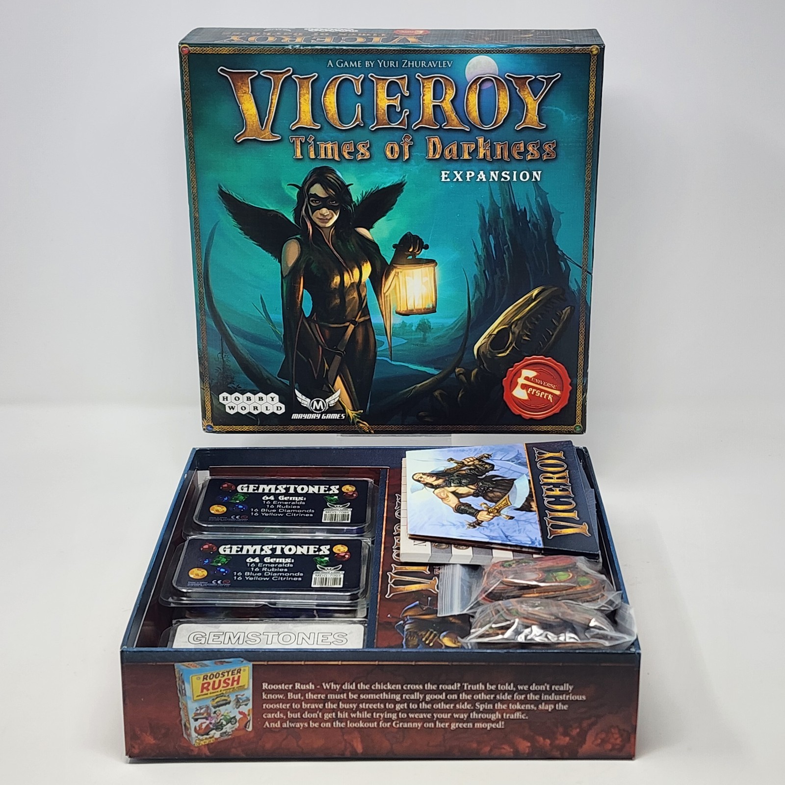 Viceroy + Times of Darkness Exp KS Gemstone Upgrade Sleeves OOP Open Box New