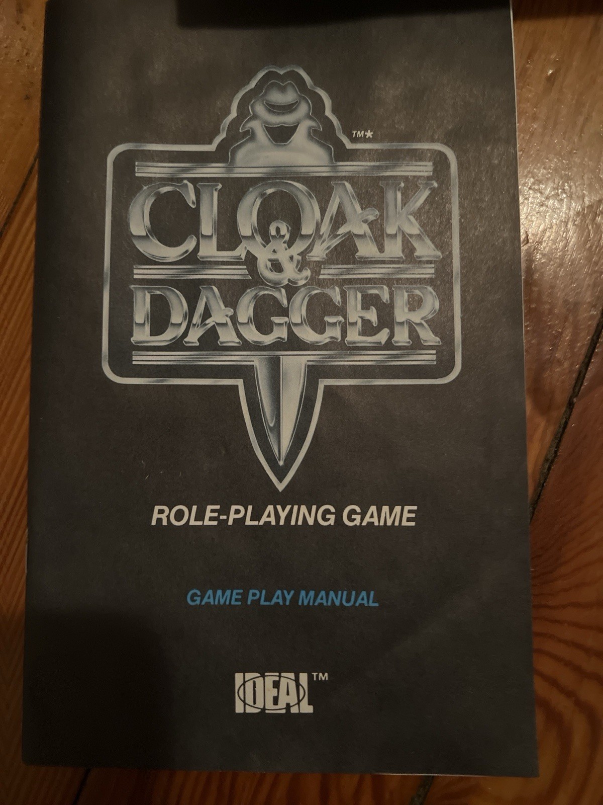 VINTAGE Cloak and Dagger Role Playing Board Game Ideal 1984 Wrapped Board Used