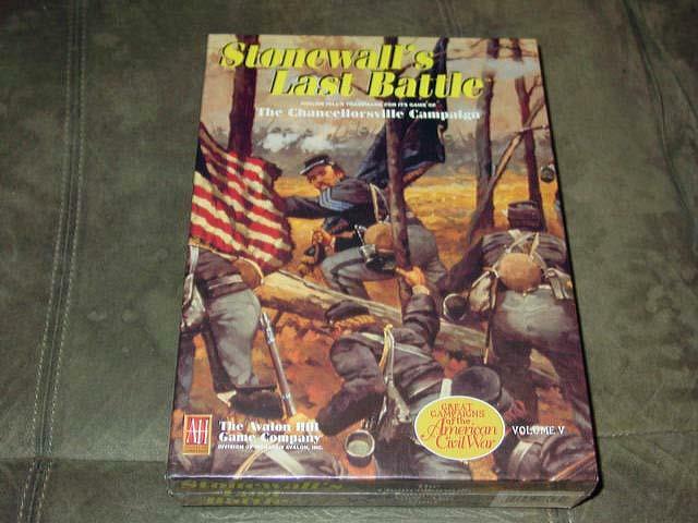 AH Avalon Hill GBACW – Stonewall’s Last Battle -Chancellorsville Campaign (NEW)
