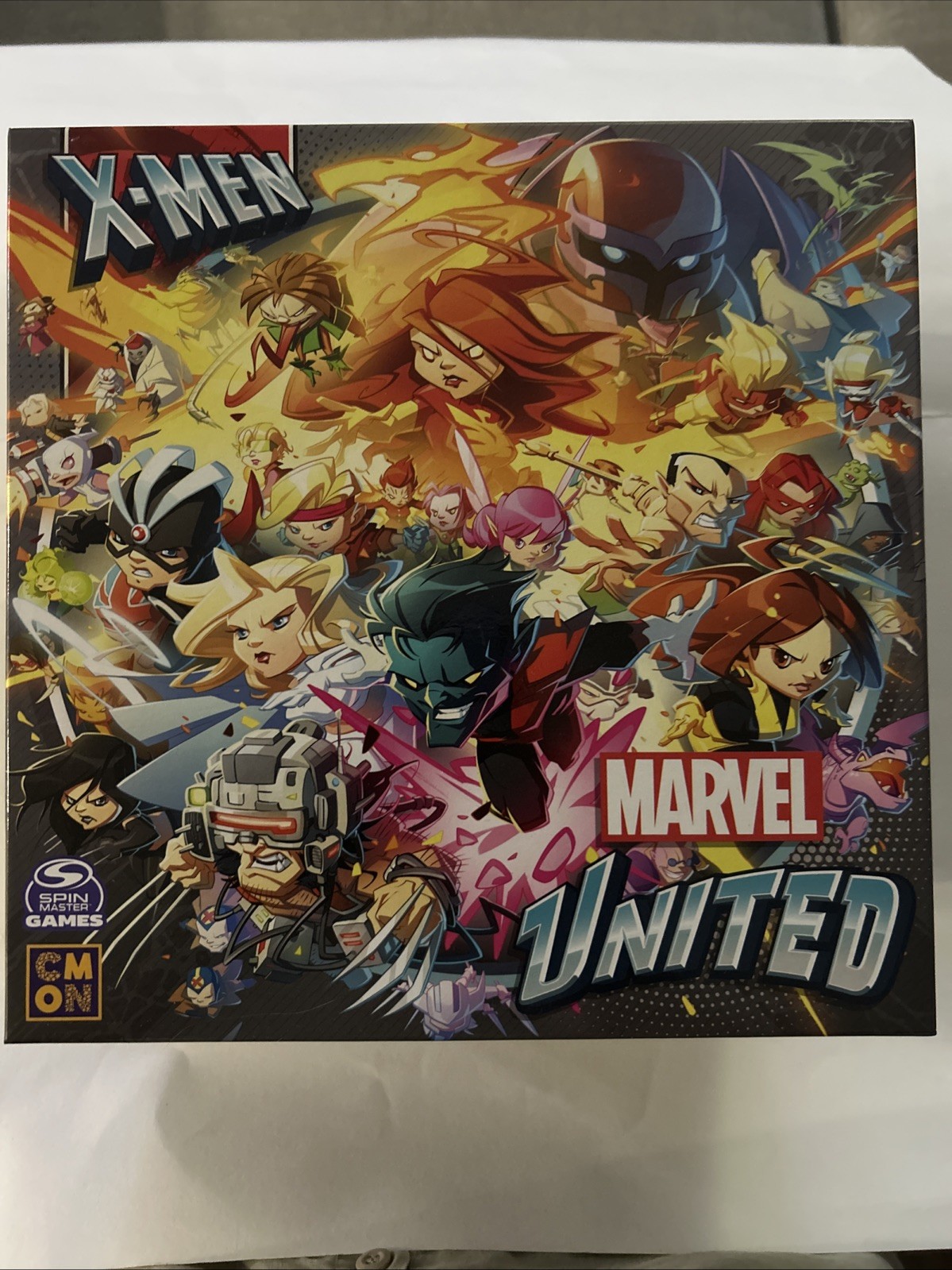 Marvel United X-Men Kickstarter Promos Box Mutant Promo Open Complete