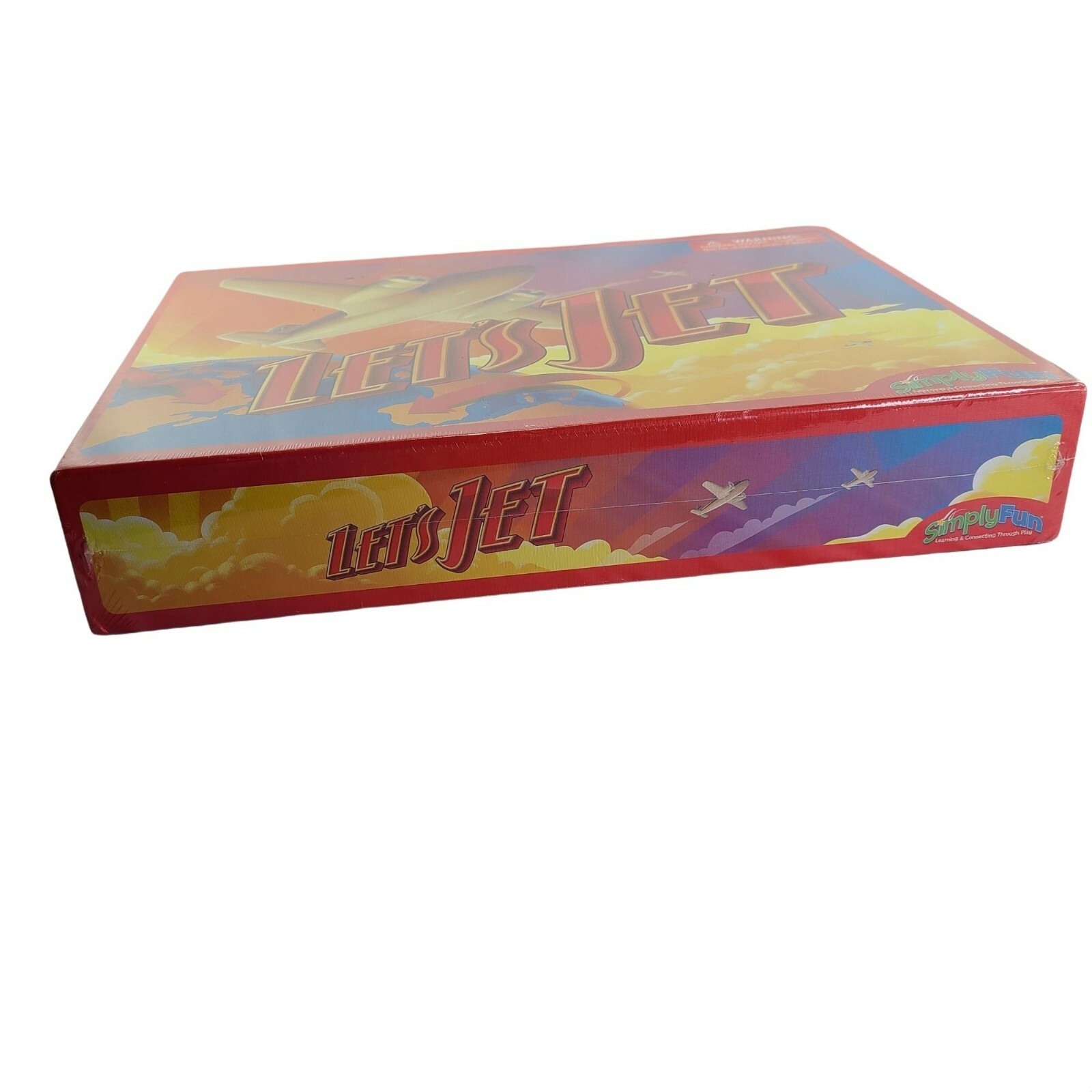 Lets Jet Geography Strategy World Facts Game Ages 8 and Up Simply Fun Sealed New