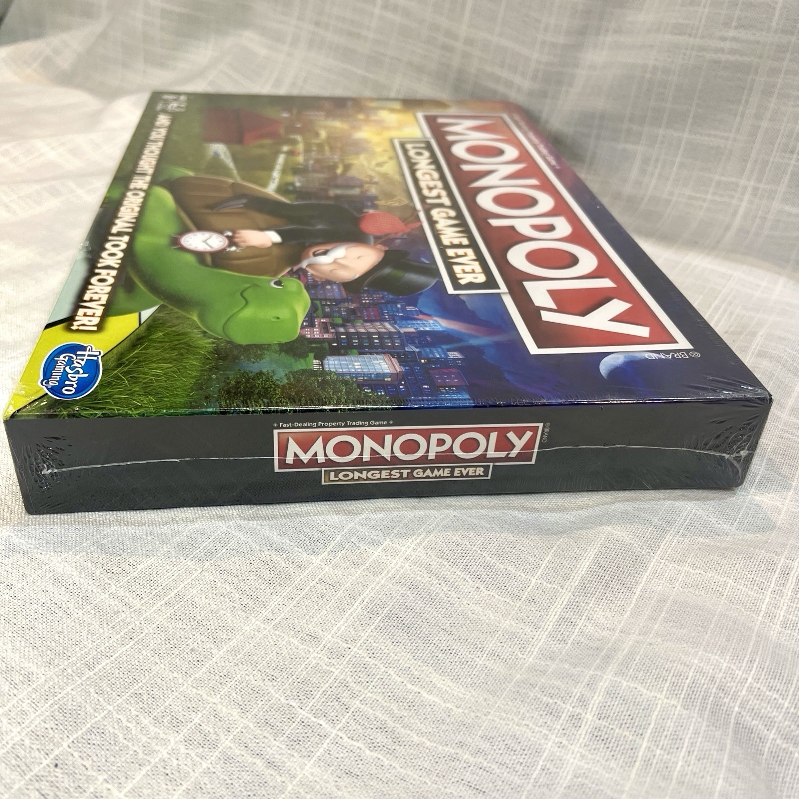 Monopoly Longest Game Ever Edition Hasbro NEW SEALED Retired Board Game Ages 8+