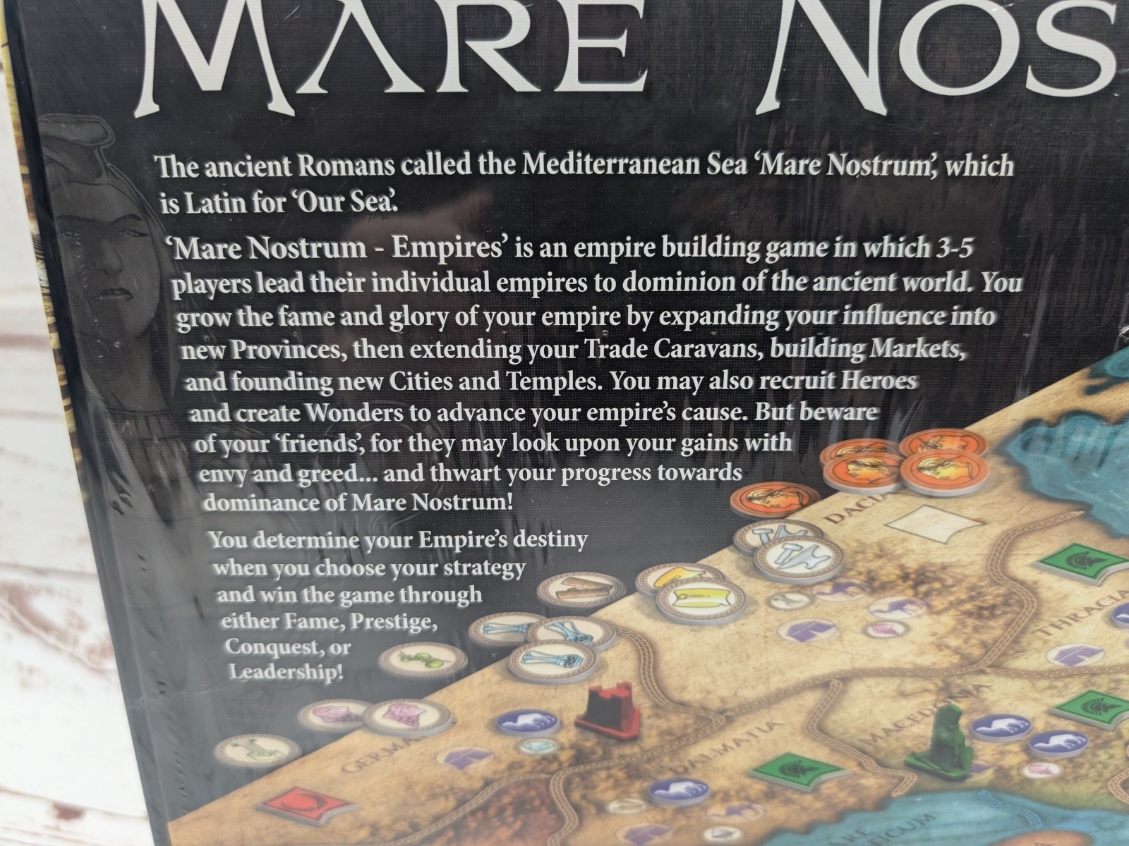 Mare Nostrum Empires Board Game with Atlas Expansion NIS Academy Games