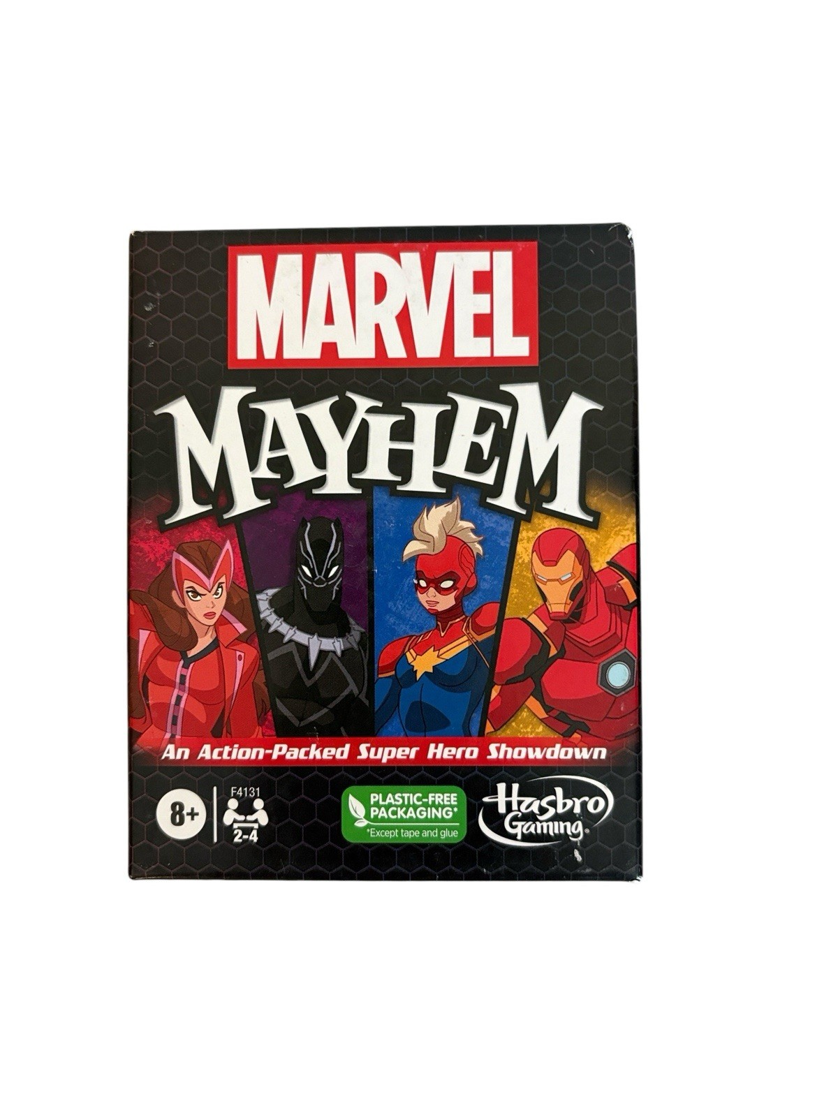 Marvel Mayhem Card Game Hasbro Superhero Battle for 2 to 4 Players Ages 8+ NEW