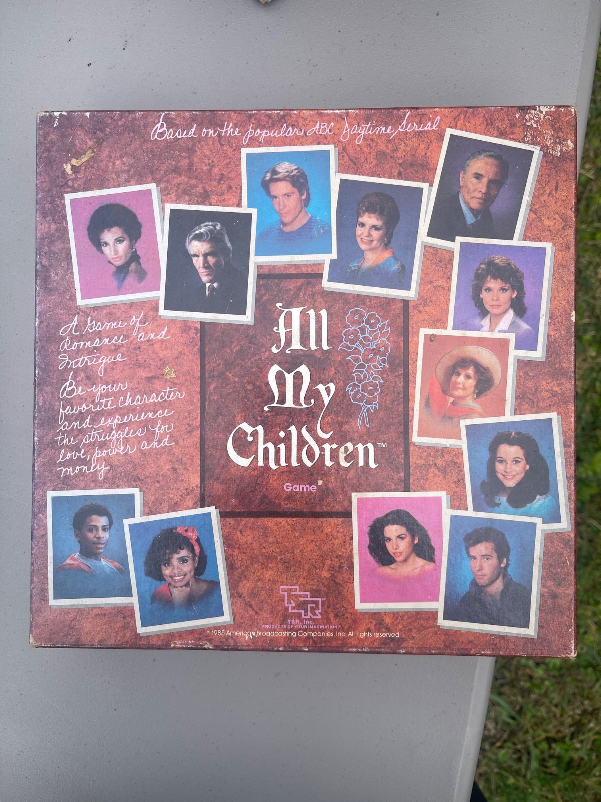 ‘All My Children” television soap opera Board Game , 1980’s vintage game