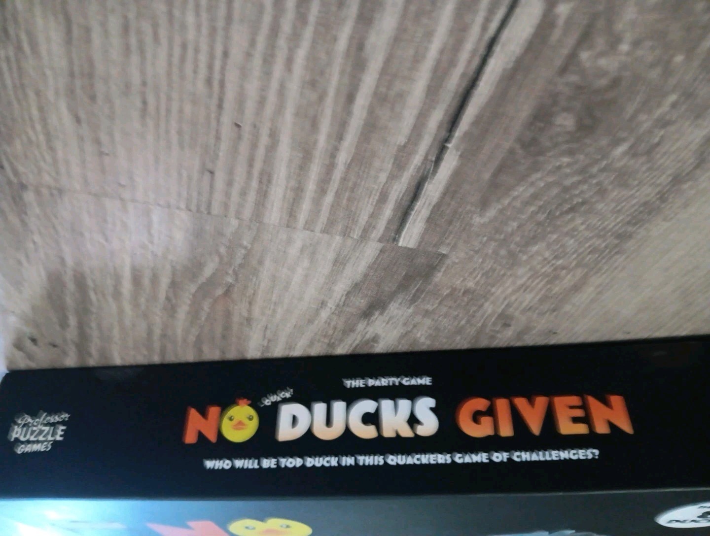 Professor Puzzle Games NO DUCKS GIVEN Party Game 3-8 Players NEW SEALED RARE