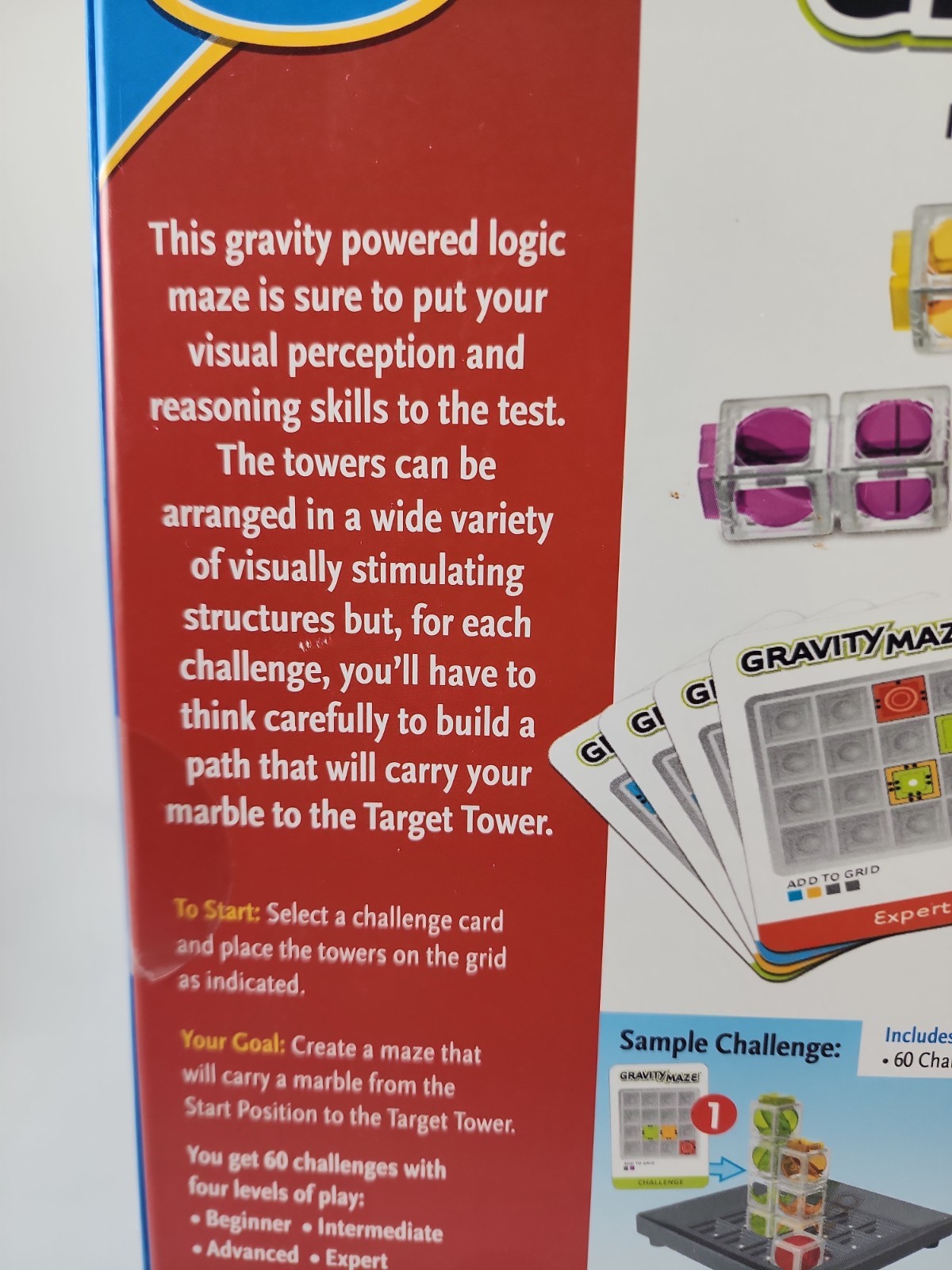 Think Fun – Gravity Maze Falling Marble Logic Game Ages 8+ New