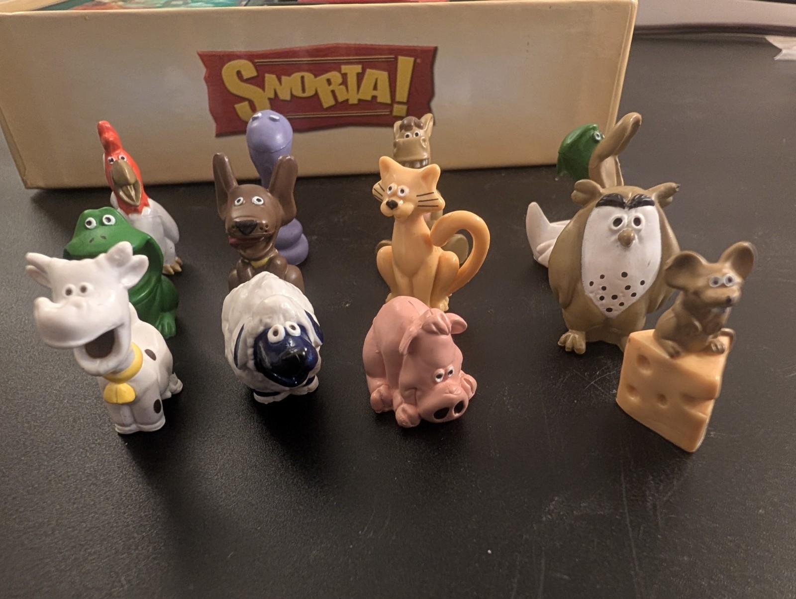SNORTA! Farm Animal Barnyard Sounds Family Board Game Mattel 2007 100% Complete