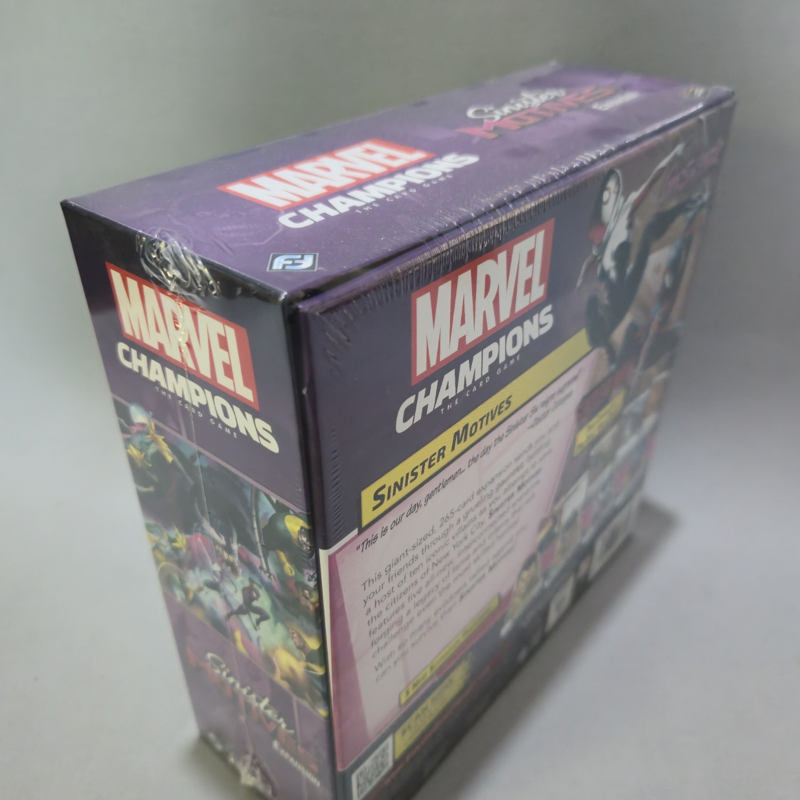 Marvel Champions Sinister Motives expansion Ghost Spider Miles Morales SEALED