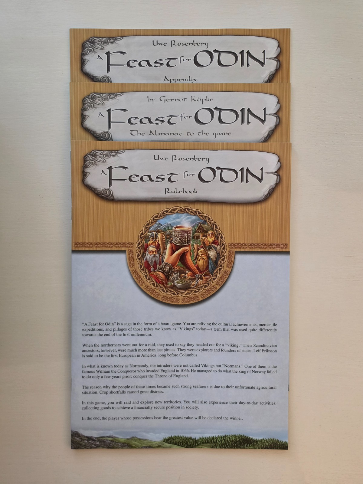 A Feast for Odin Board Game – Base Game & The Norwegians Exp & Mini Exp #1