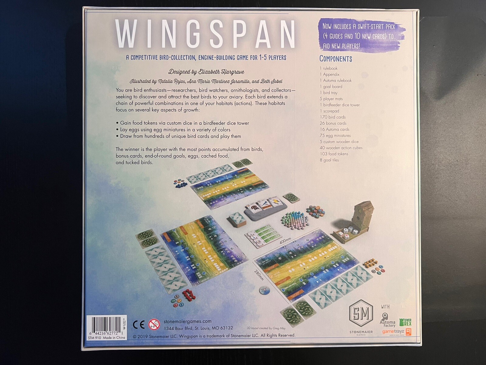 Stonemaier Games: Wingspan Board Game