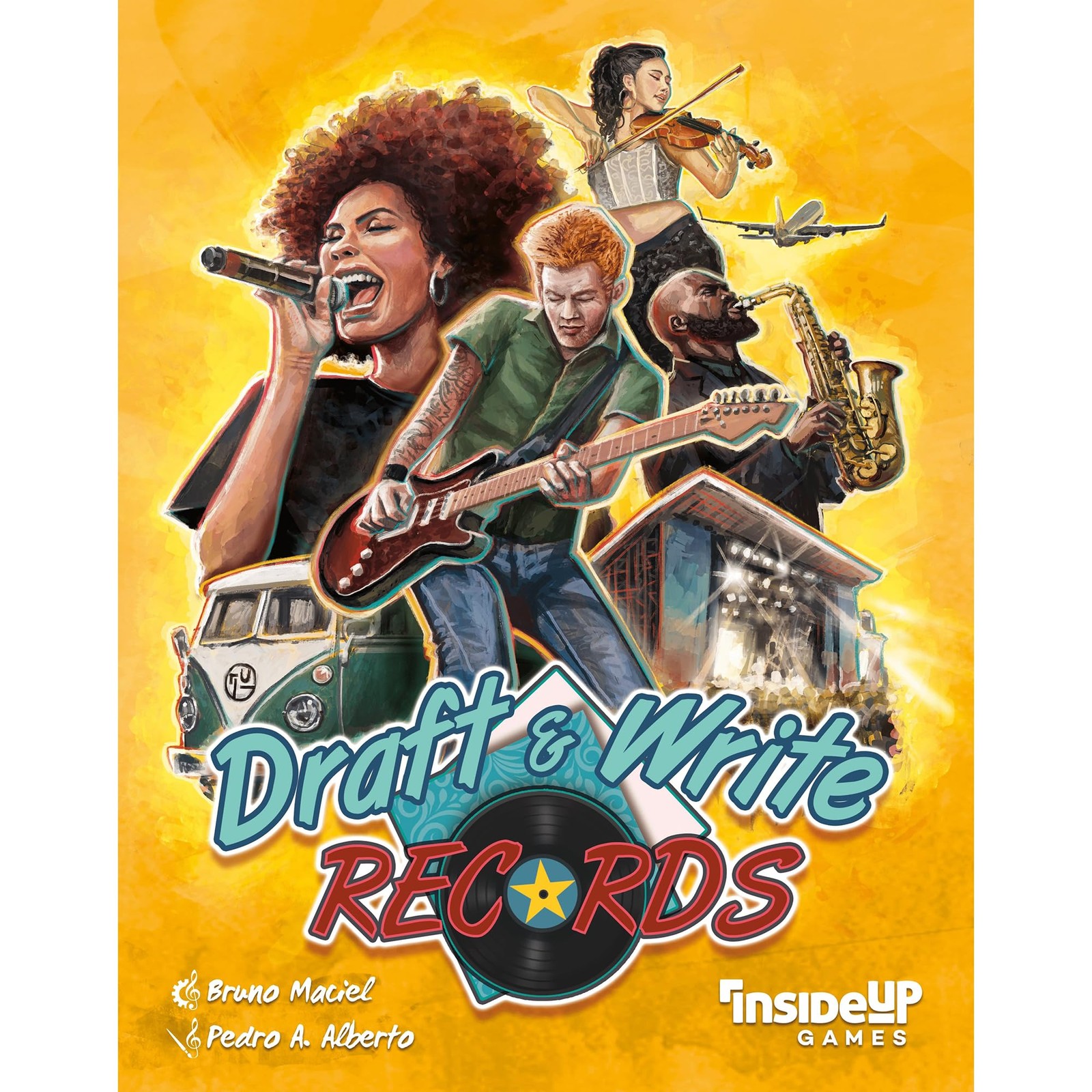 Draft & Write Records | Music Board Game, Card Drafting | Draft Your Band, To…