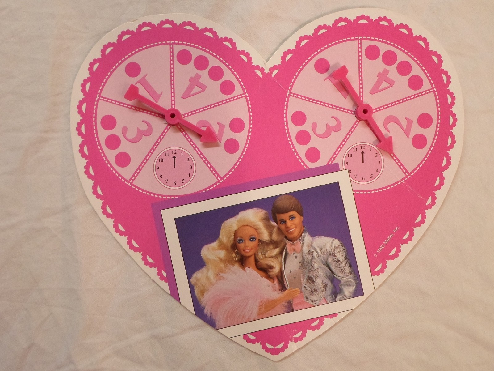 **Replacement Parts** Barbie Dream Date Board Game 1992 **Heart Spinner Arrow**