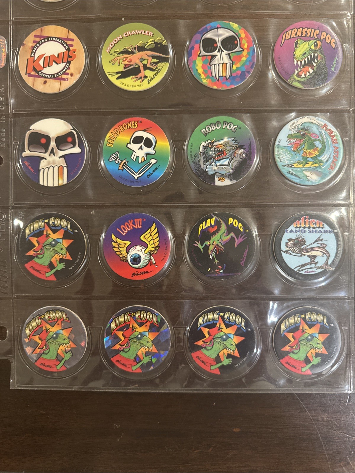 Lot of 78 POGS Branded – 1994 The World Pog Federation Authentic POG Brand WPF