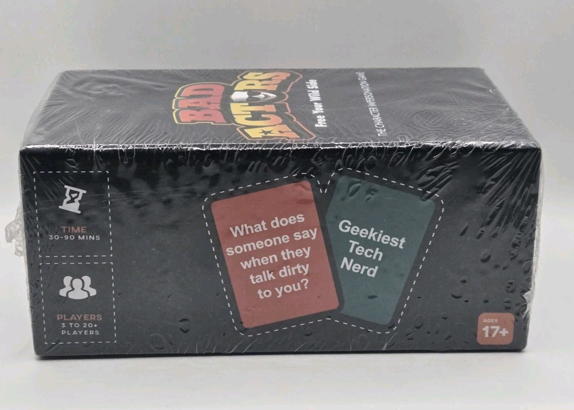 Bad Actors Character Impersonation Party Game New