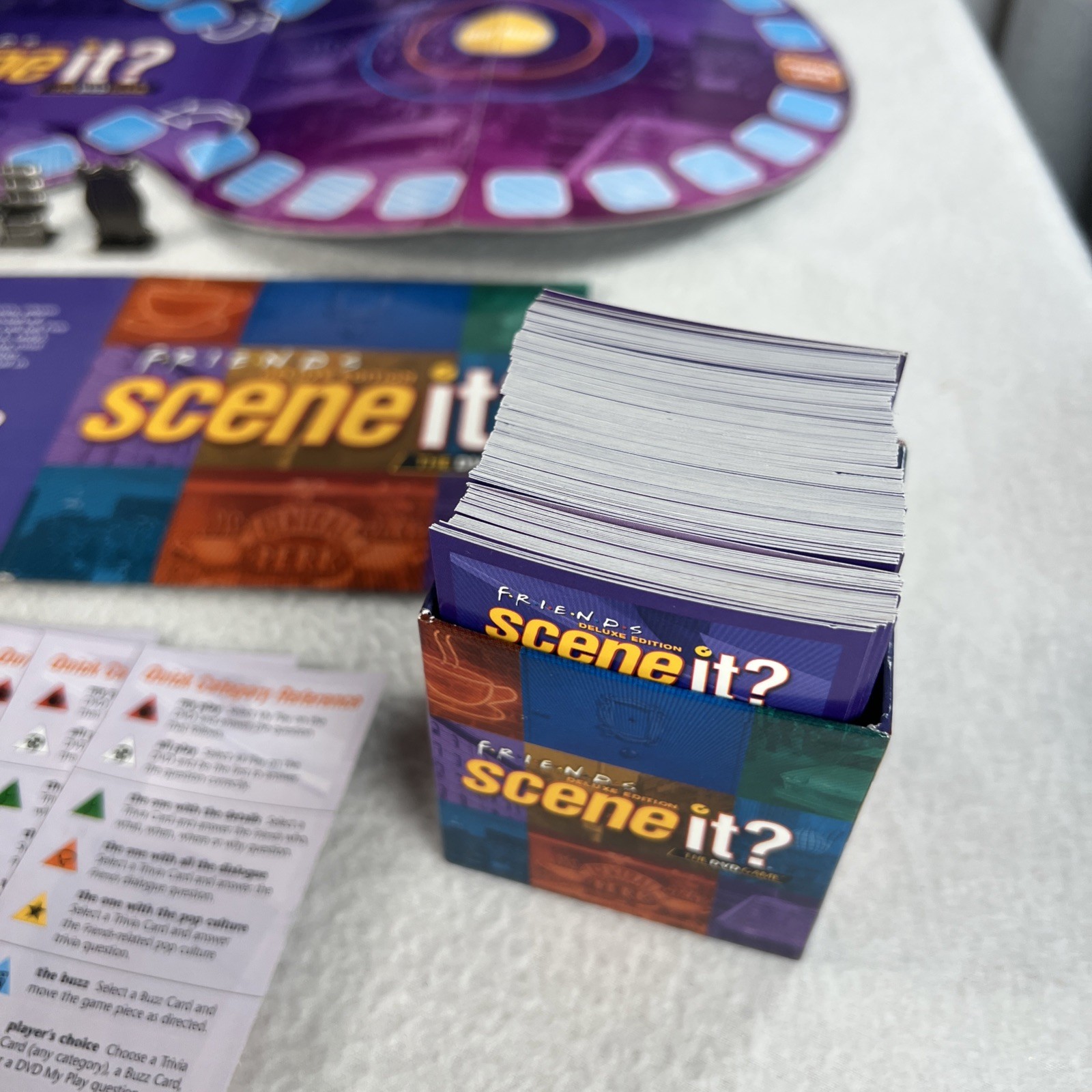 Friends Scene It DVD Game Deluxe Edition COMPLETE ScreenLife 2005 TV Show Trivia