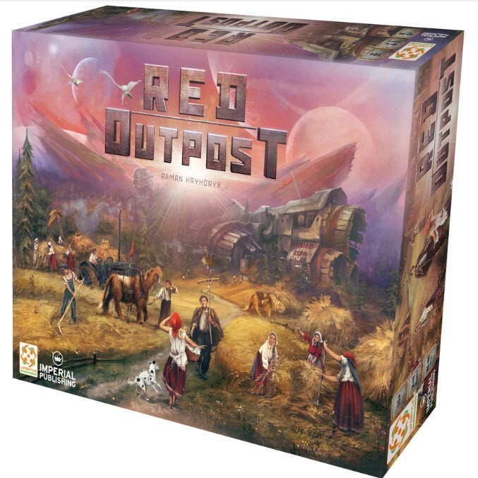 ☭🚀 RED OUTPOST – Communist Worker Placement Board Game NEW/SEALED 🚀☭