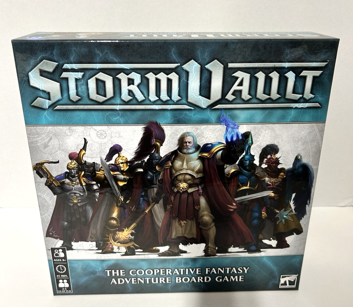 Storm Vault Cooperative Fantasy Adventure Board Game by Warhammer- Preowned