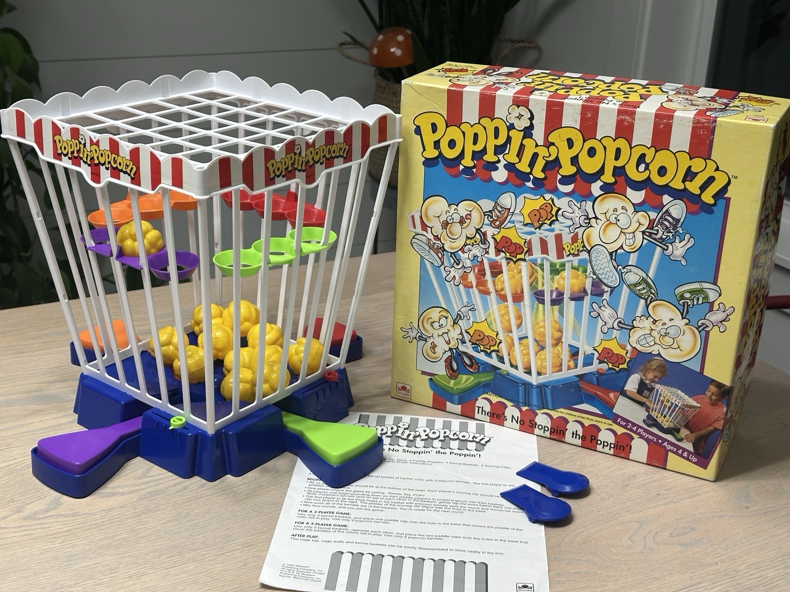 Golden Poppin Popcorn Game 1993 Vintage Complete No Stoppin The Poppin VGUC