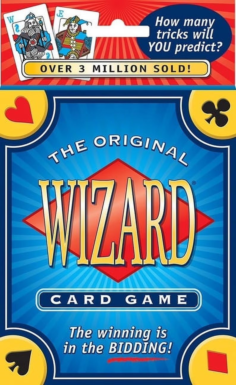 Card Game Wizard Ultimate Game of Trump Trick Taking Family Fun 3-6 Players