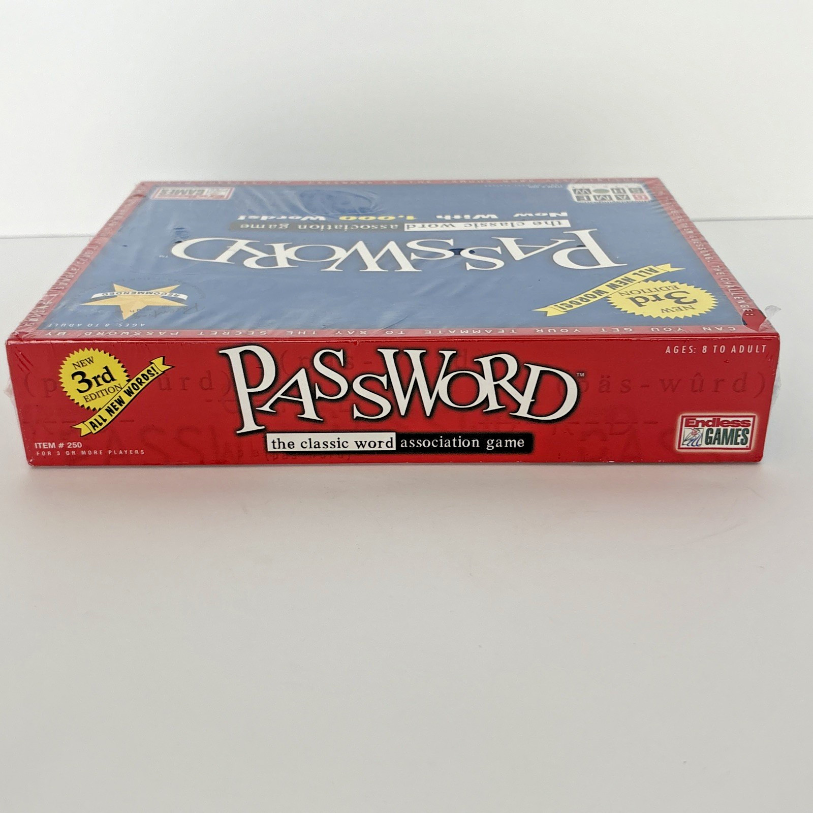 Password 3rd Edition – The Classic Word Association Game! 2001 Brand New Sealed