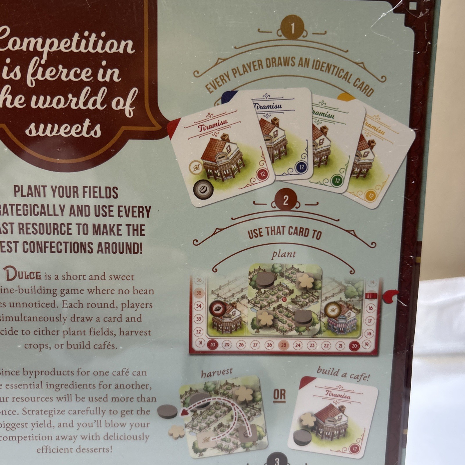 NEW DULCE board game. Strategy Game Making Confectionery! New and Sealed.