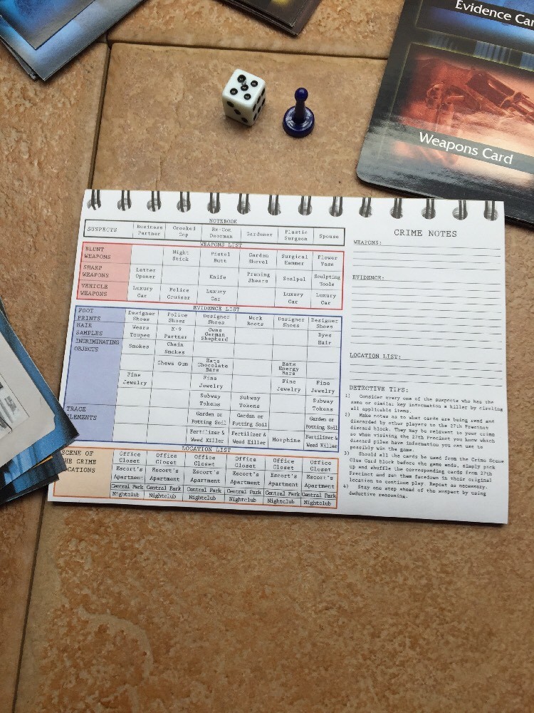 Law & Order detective game by Cardinal