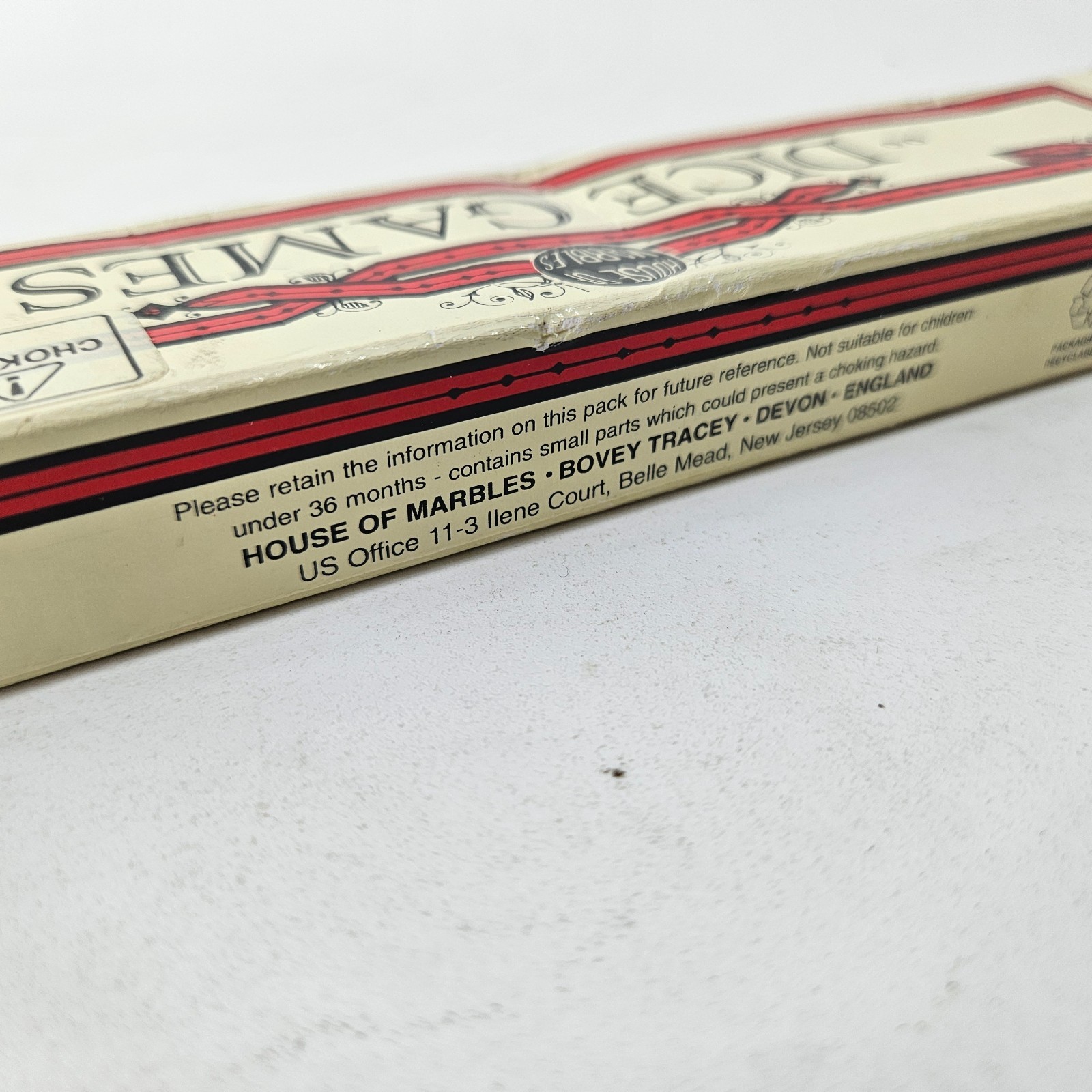 Vintage Dice Games – House of Marbles – Complete with Instructions manual