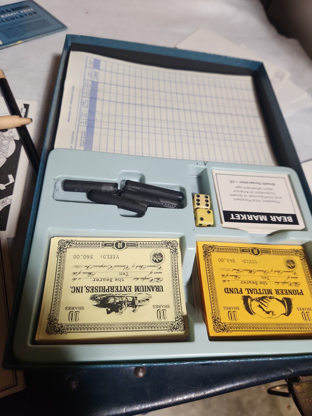 Board Game, Stocks & Bonds, 3M, 1964